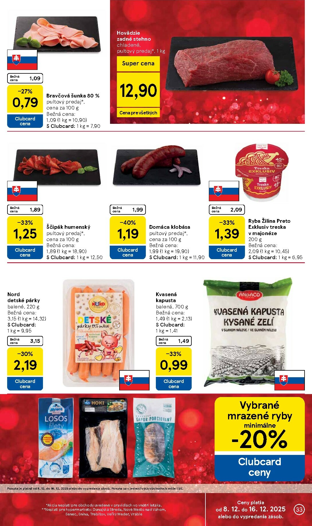 tesco - Leták Tesco platný od 08.12. do 16.12. - page: 33