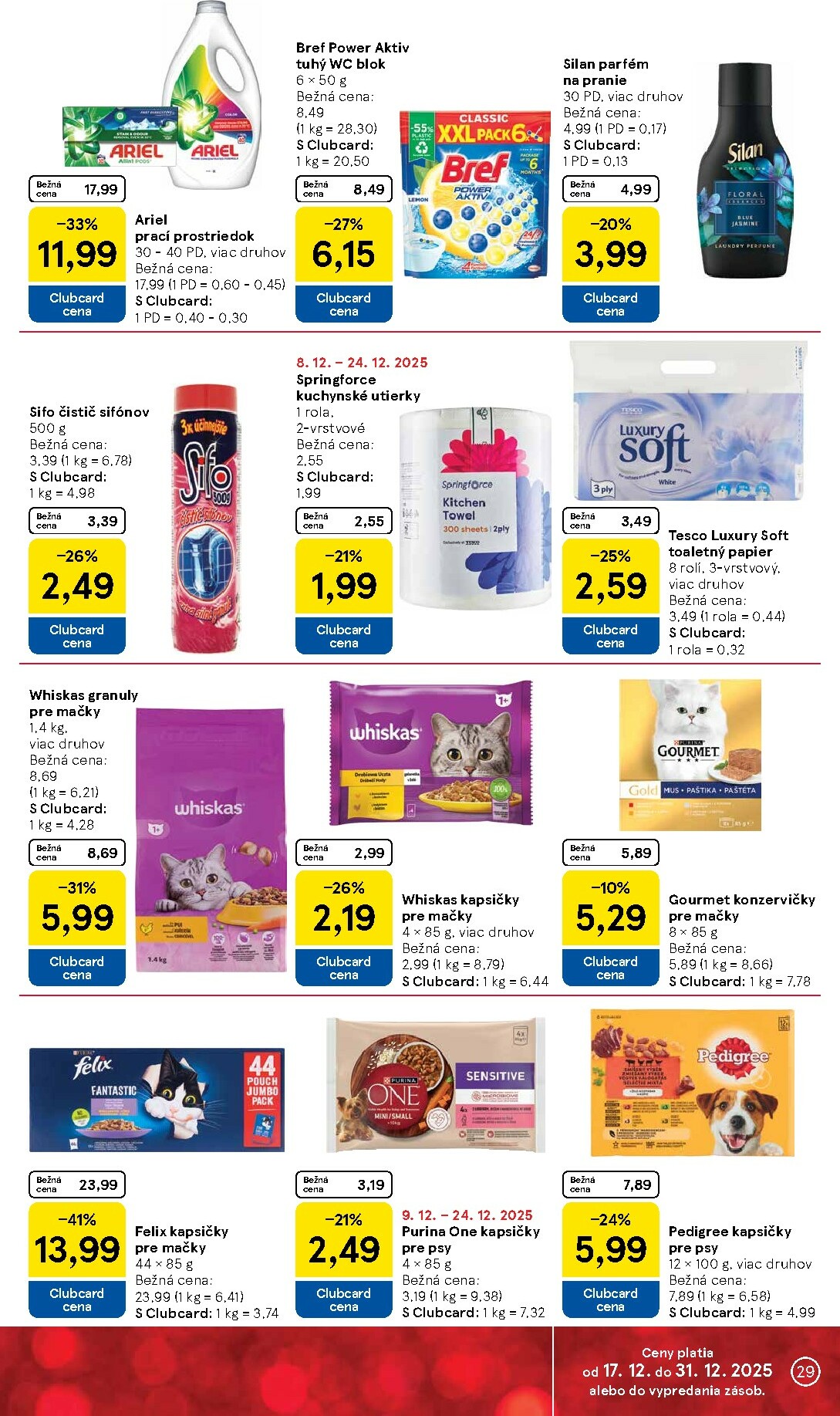 tesco - Leták Tesco platný od 17.12. do 24.12. - page: 29