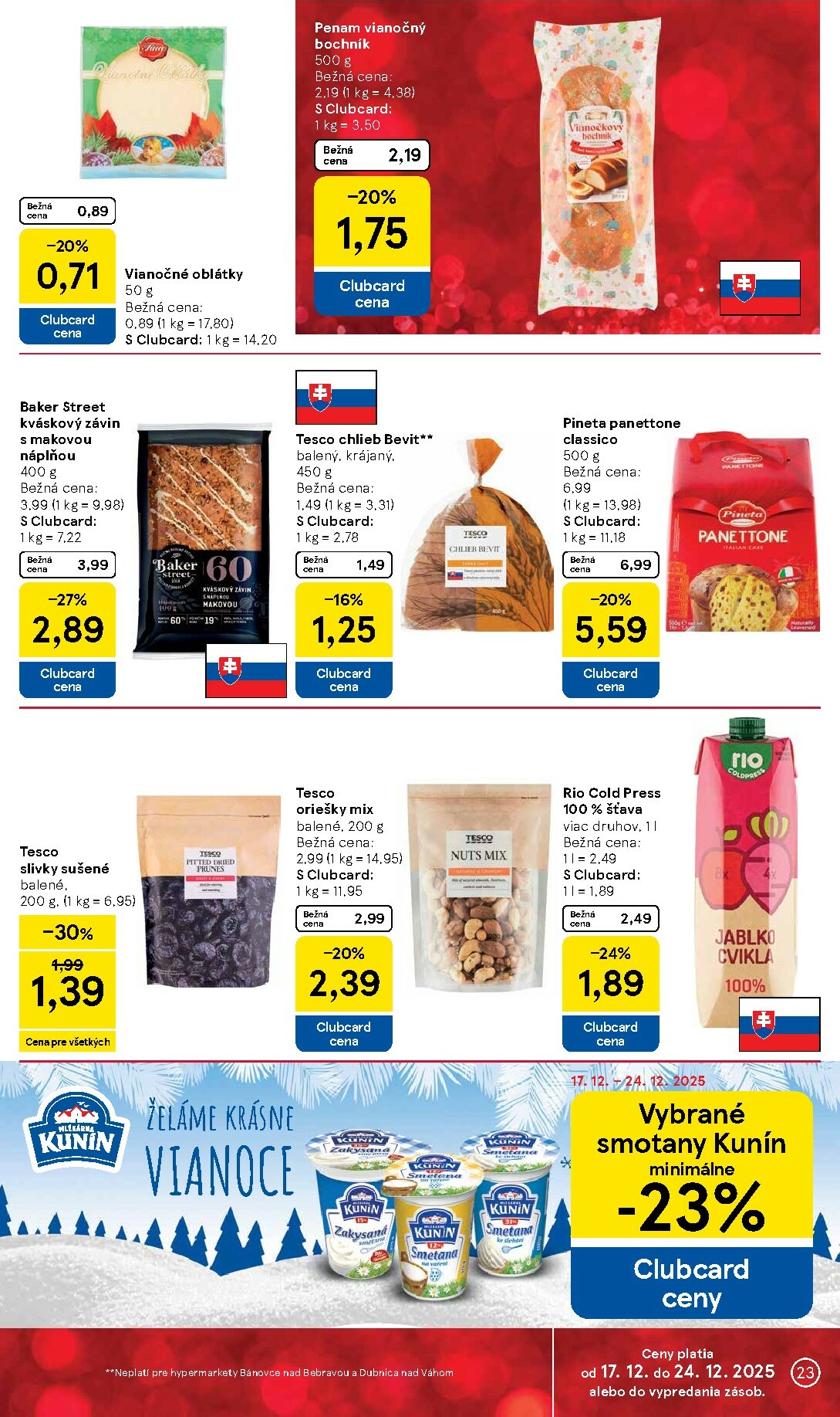 tesco - Leták Tesco platný od 17.12. do 24.12. - page: 23