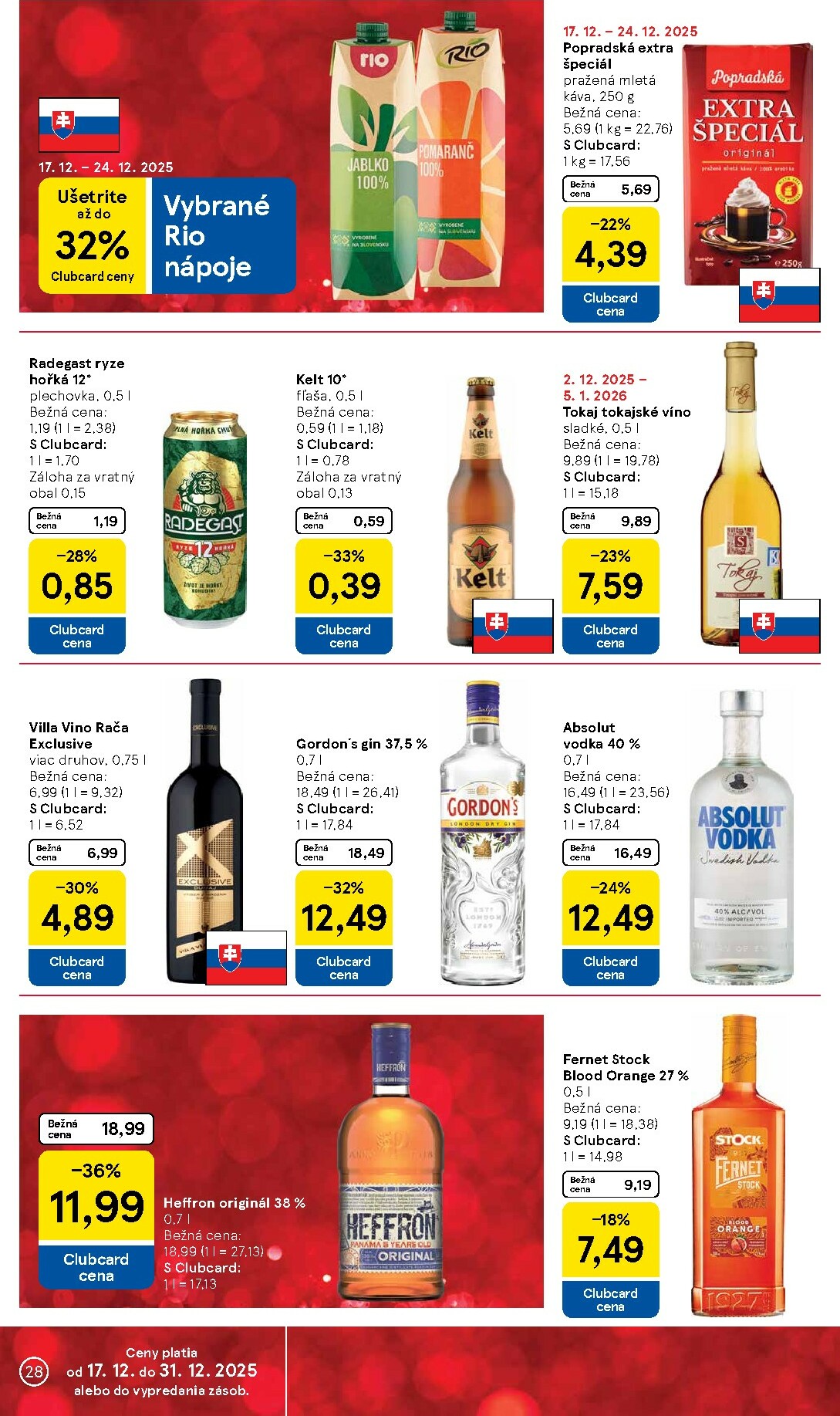 tesco - Leták Tesco platný od 17.12. do 24.12. - page: 28