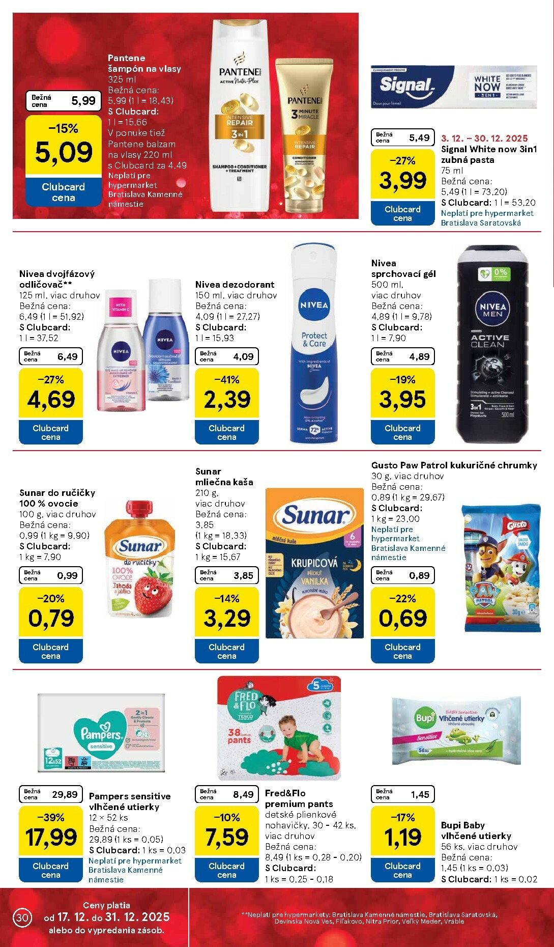 tesco - Leták Tesco platný od 17.12. do 24.12. - page: 30