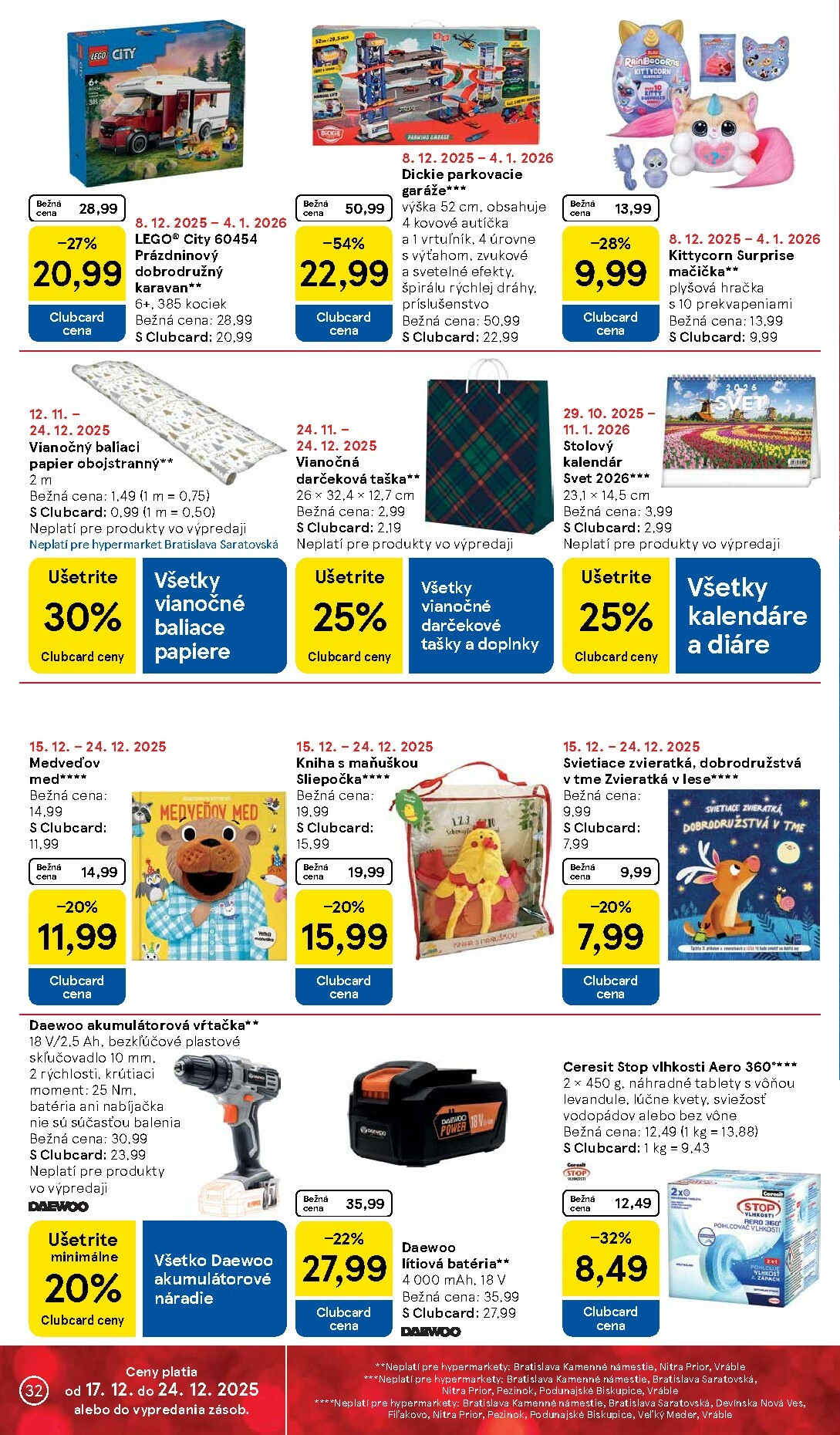 tesco - Leták Tesco platný od 17.12. do 24.12. - page: 32