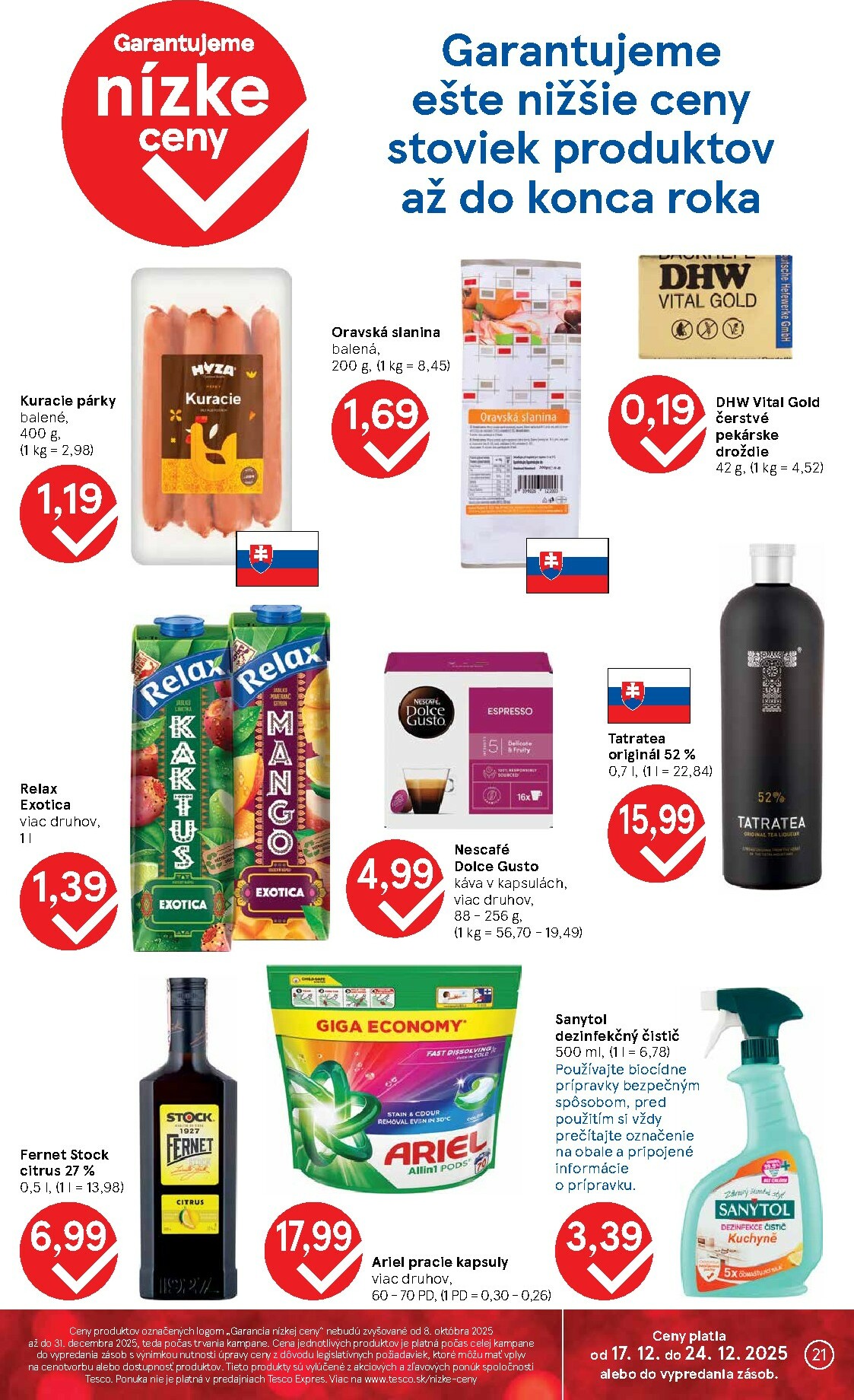 tesco - Leták Tesco platný od 17.12. do 24.12. - page: 21