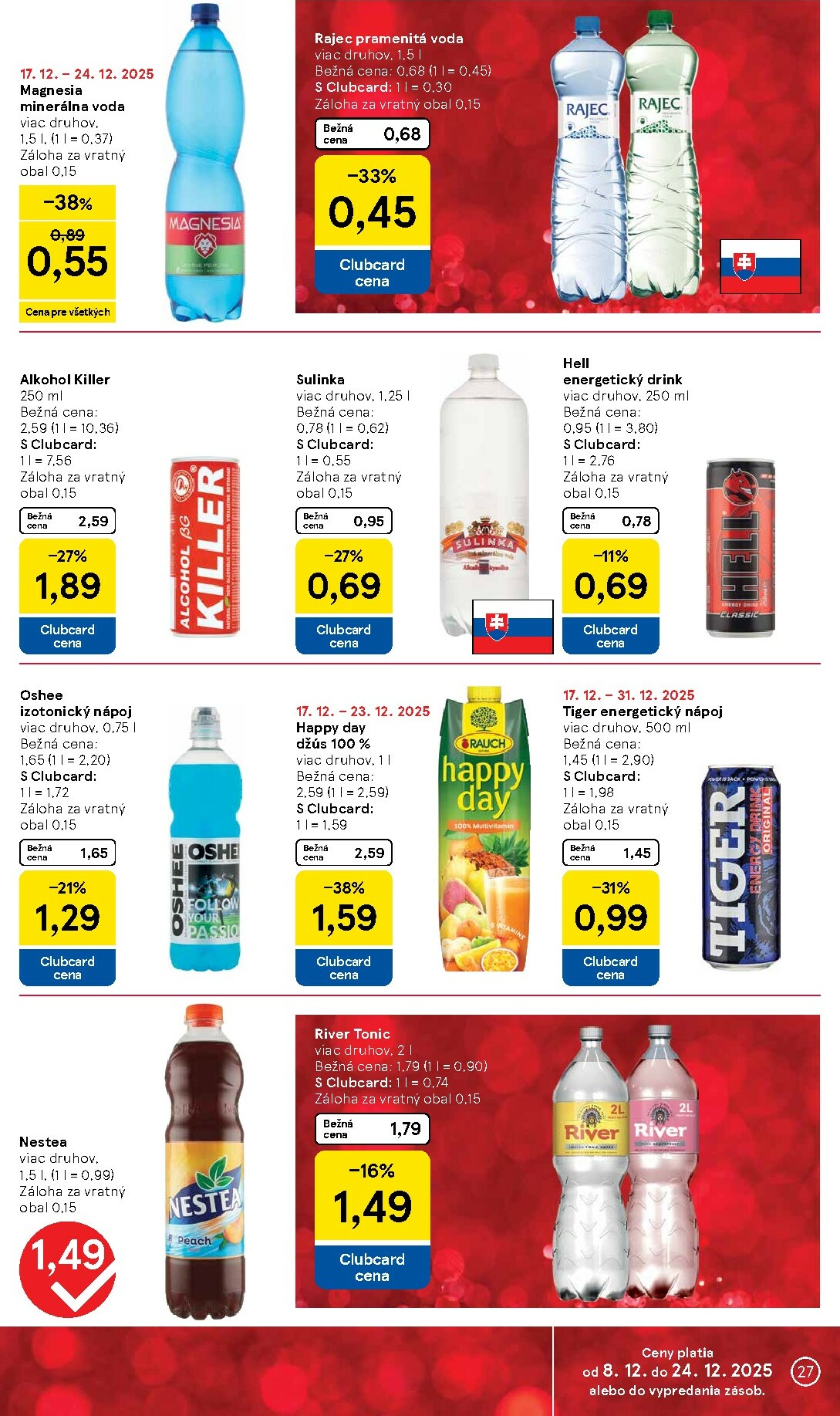 tesco - Leták Tesco platný od 17.12. do 24.12. - page: 27
