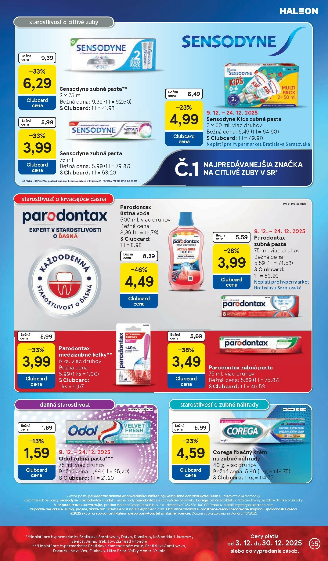 tesco - Leták Tesco platný od 17.12. do 24.12. - page: 35