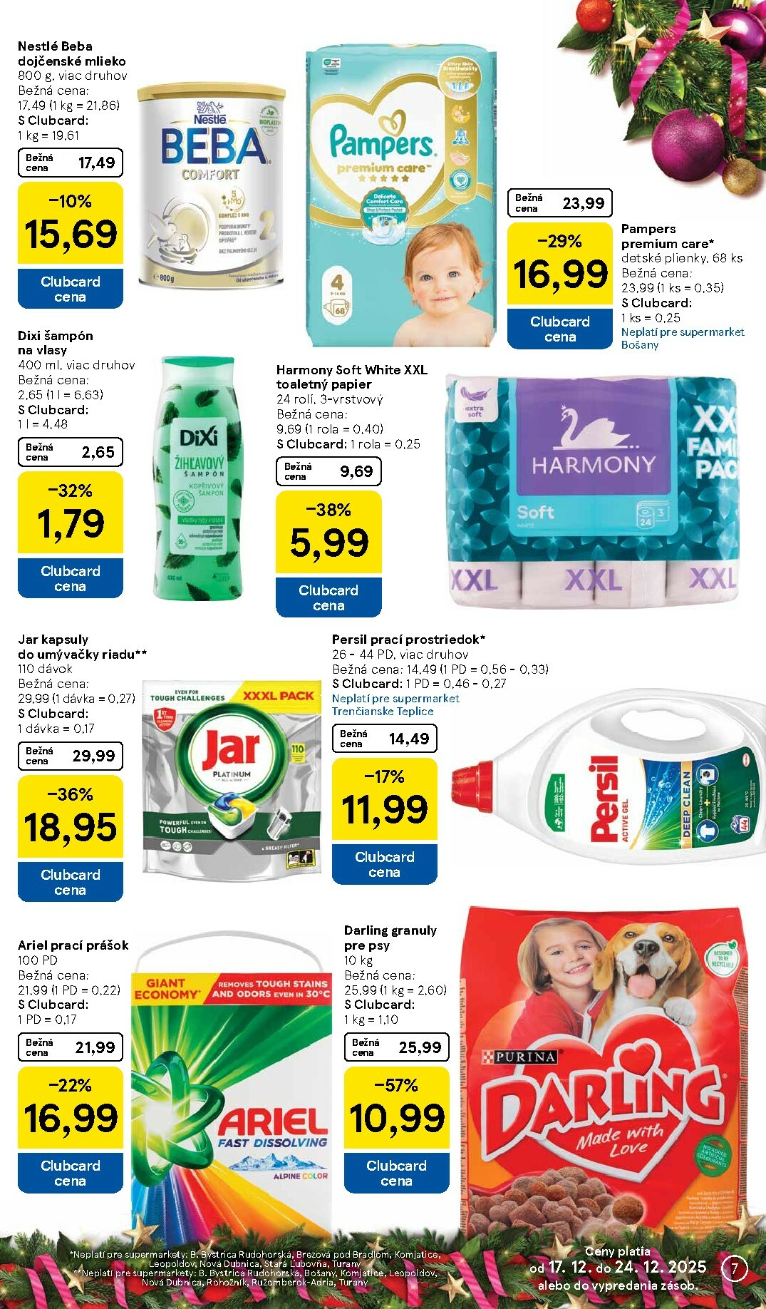 tesco - Leták Tesco supermarket platný od 17.12. do 24.12. - page: 7