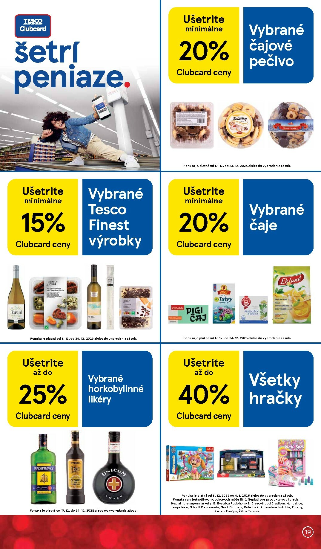 tesco - Leták Tesco supermarket platný od 17.12. do 24.12. - page: 19