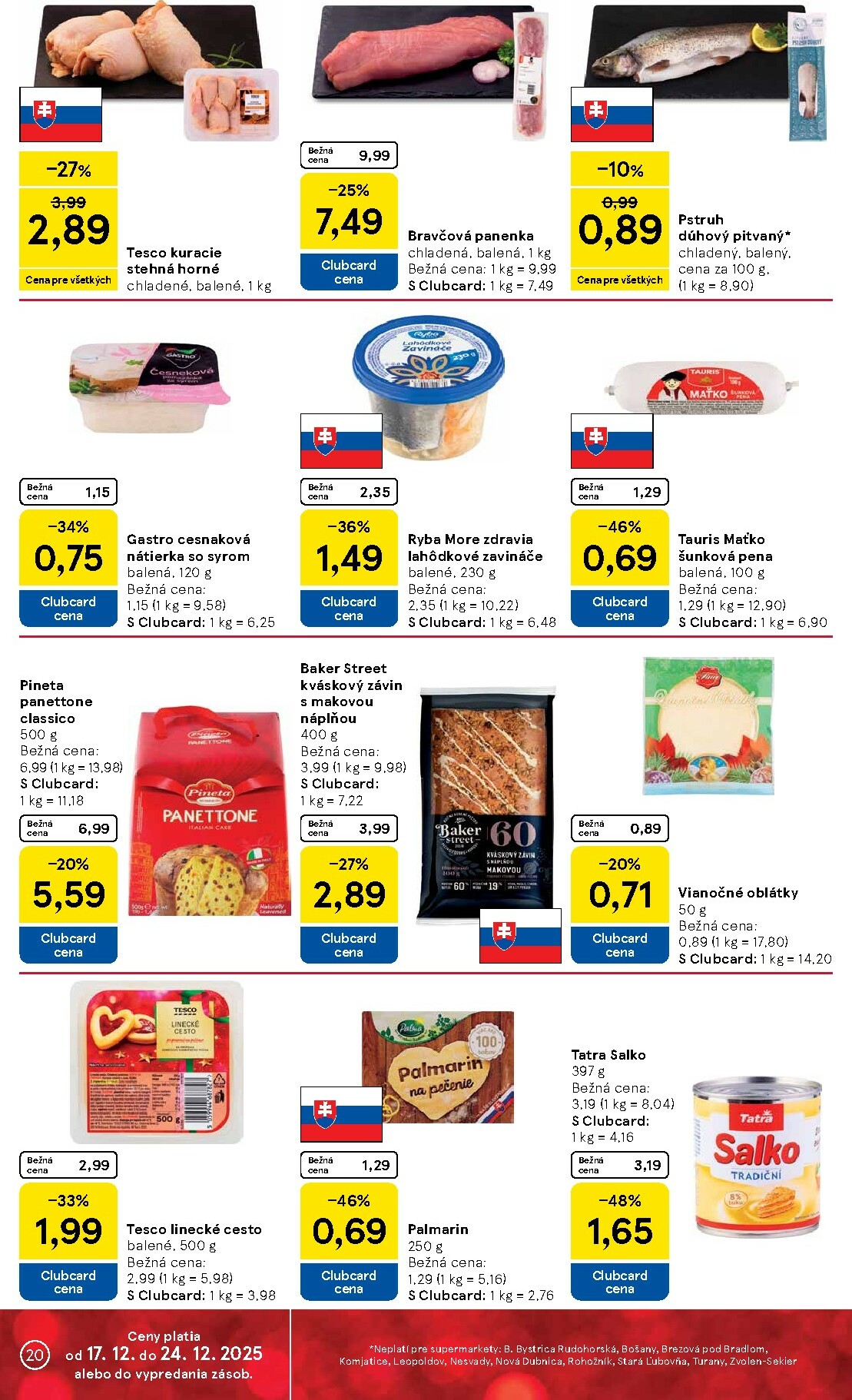 tesco - Leták Tesco supermarket platný od 17.12. do 24.12. - page: 20