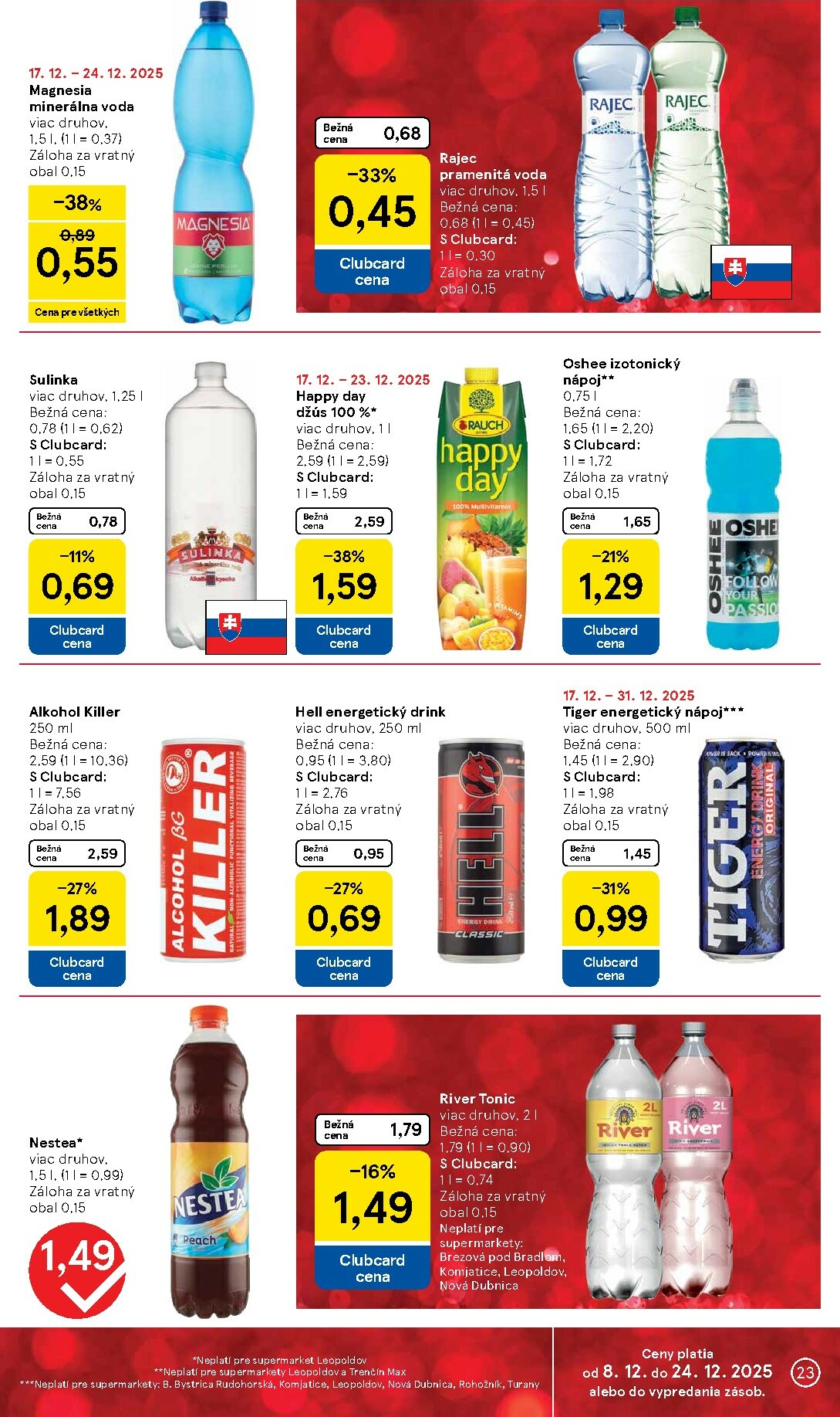tesco - Leták Tesco supermarket platný od 17.12. do 24.12. - page: 23