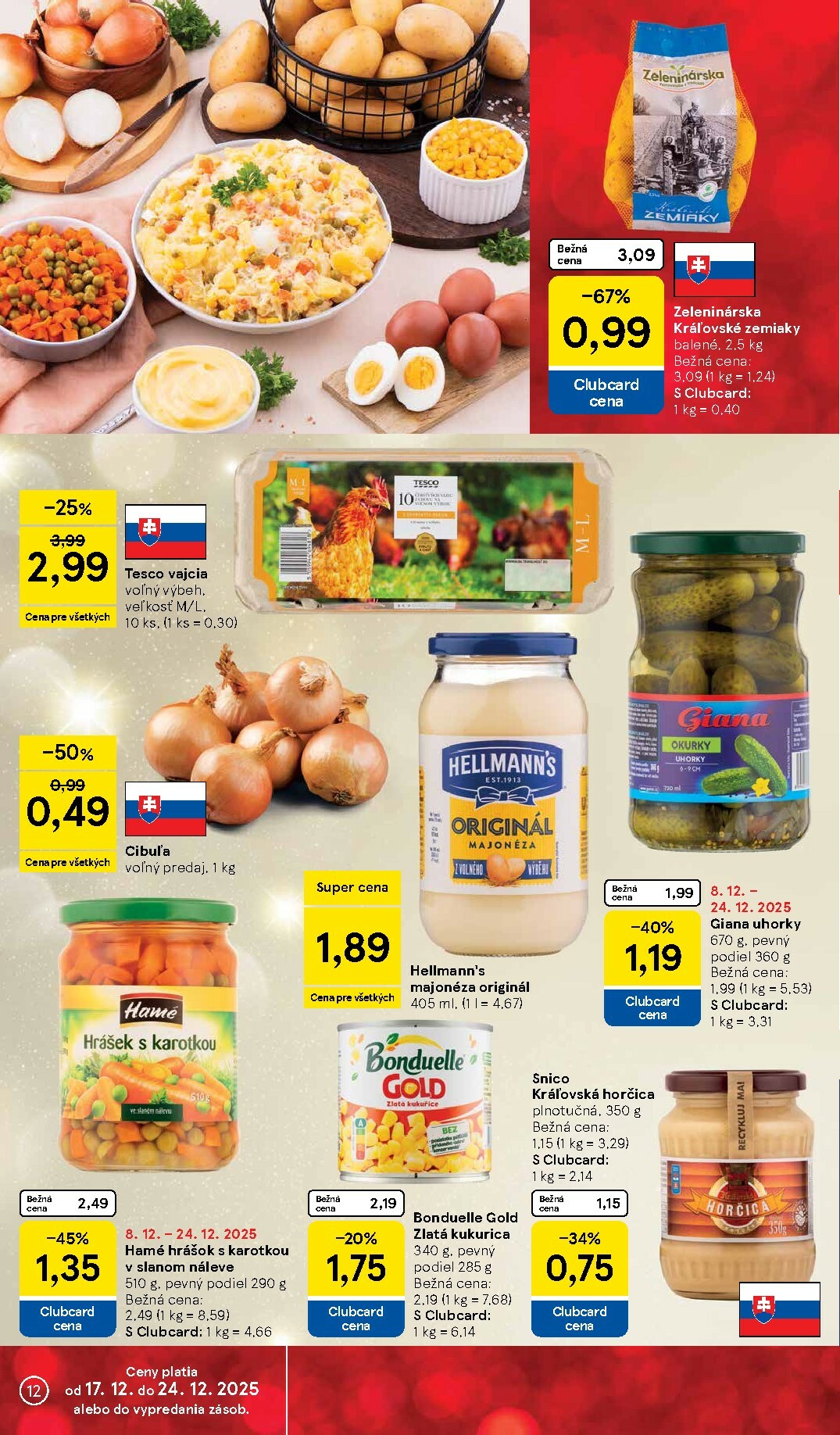 tesco - Leták Tesco supermarket platný od 17.12. do 24.12. - page: 12