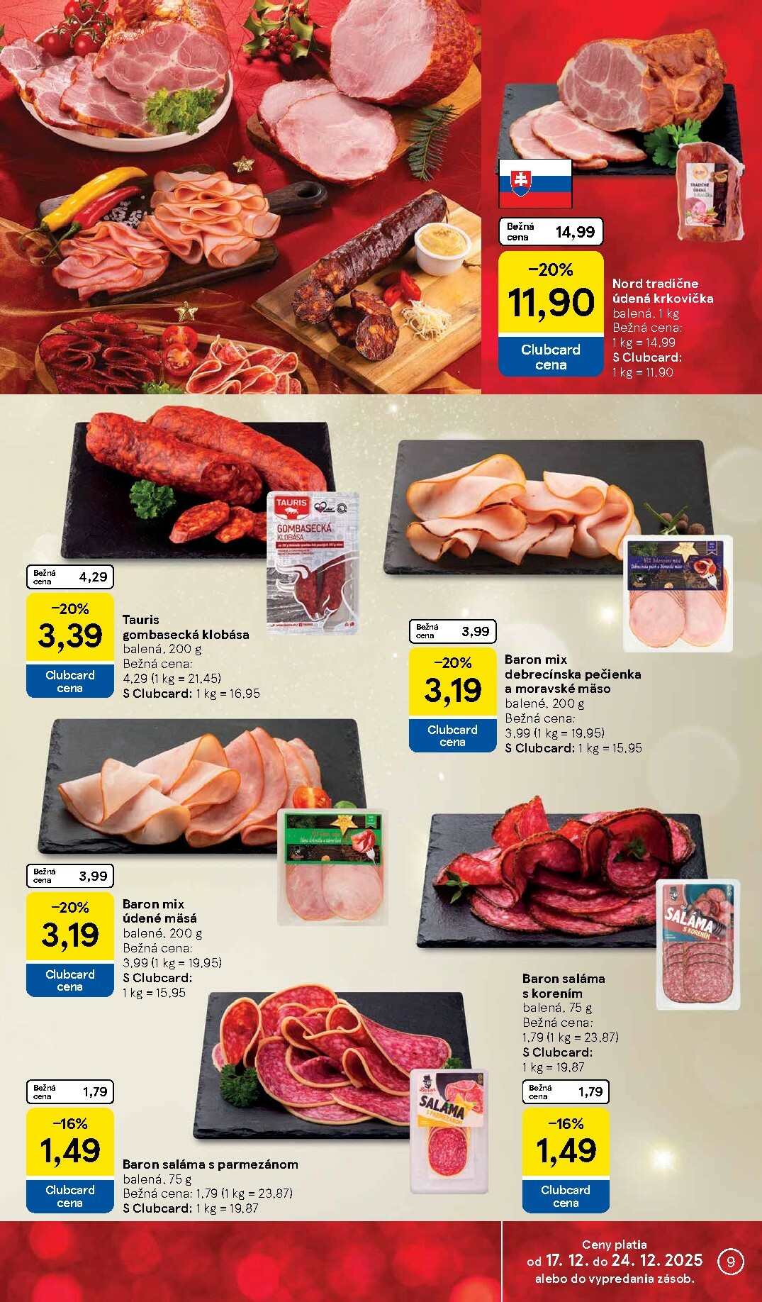 tesco - Leták Tesco supermarket platný od 17.12. do 24.12. - page: 9