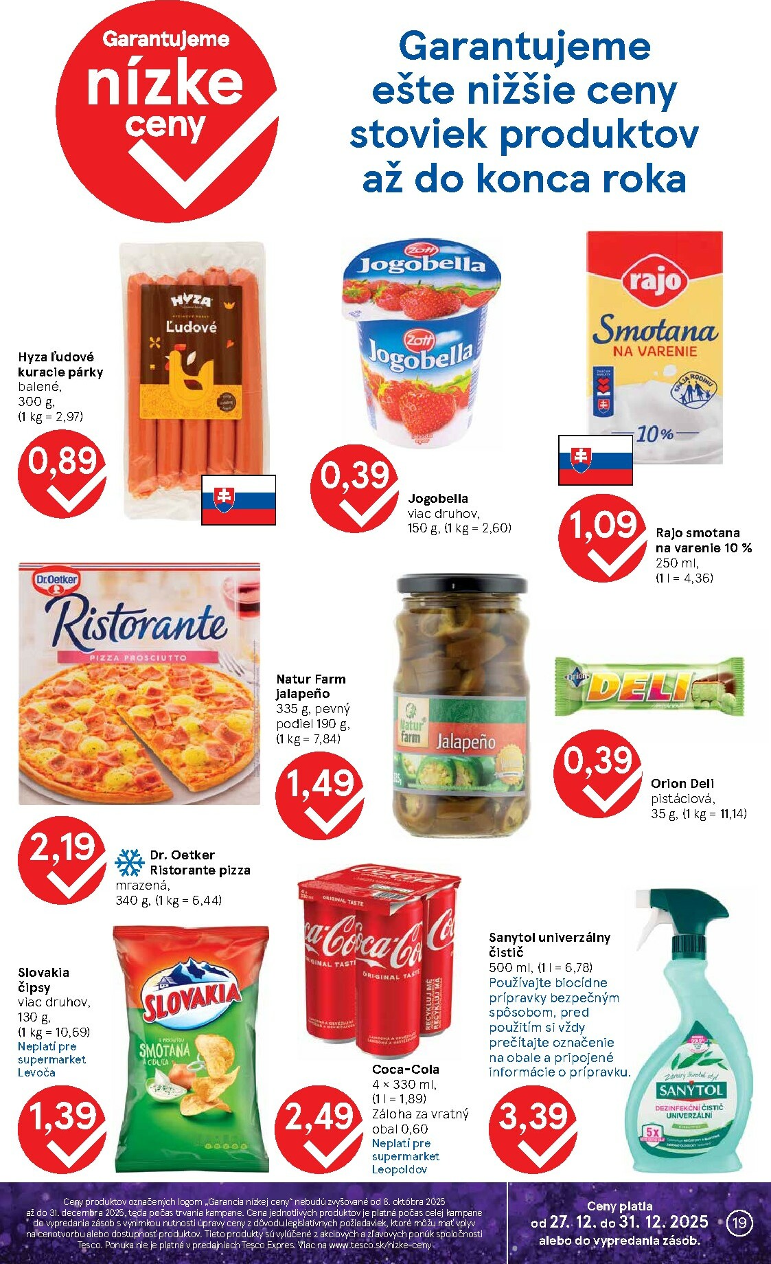 tesco - Leták Tesco supermarket platný od 27.12. do 31.12. - page: 19