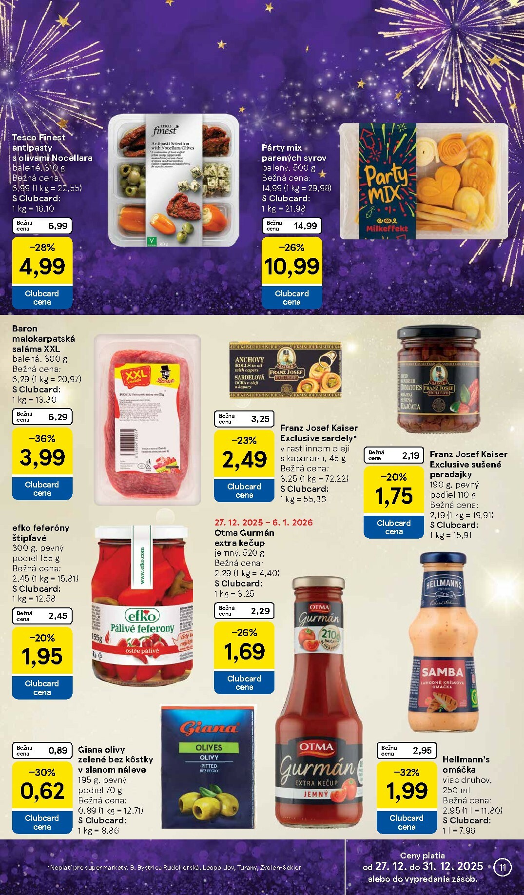 tesco - Leták Tesco supermarket platný od 27.12. do 31.12. - page: 11