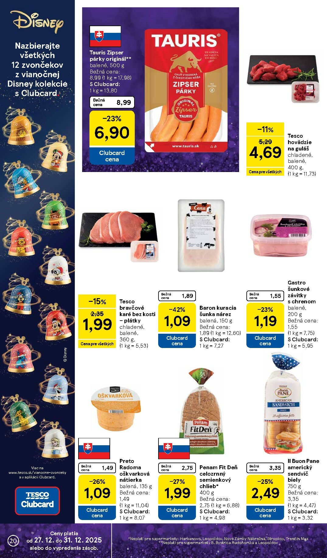 tesco - Leták Tesco supermarket platný od 27.12. do 31.12. - page: 20