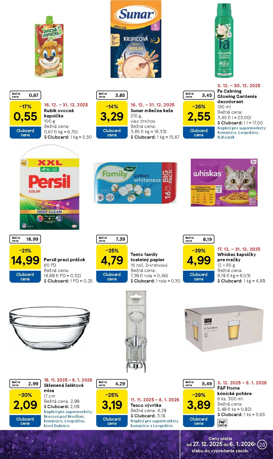 tesco - Leták Tesco supermarket platný od 27.12. do 31.12. - page: 23