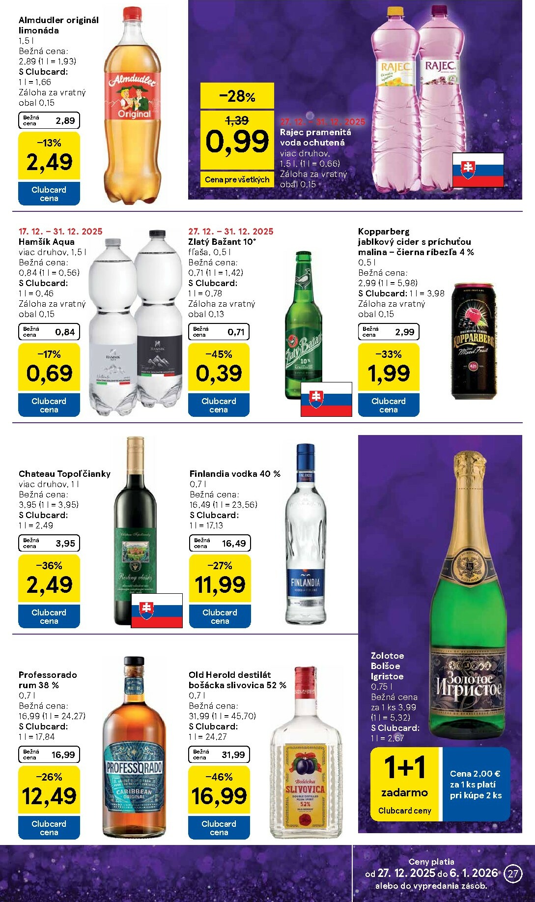 tesco - Leták Tesco platný od 27.12. do 31.12. - page: 27