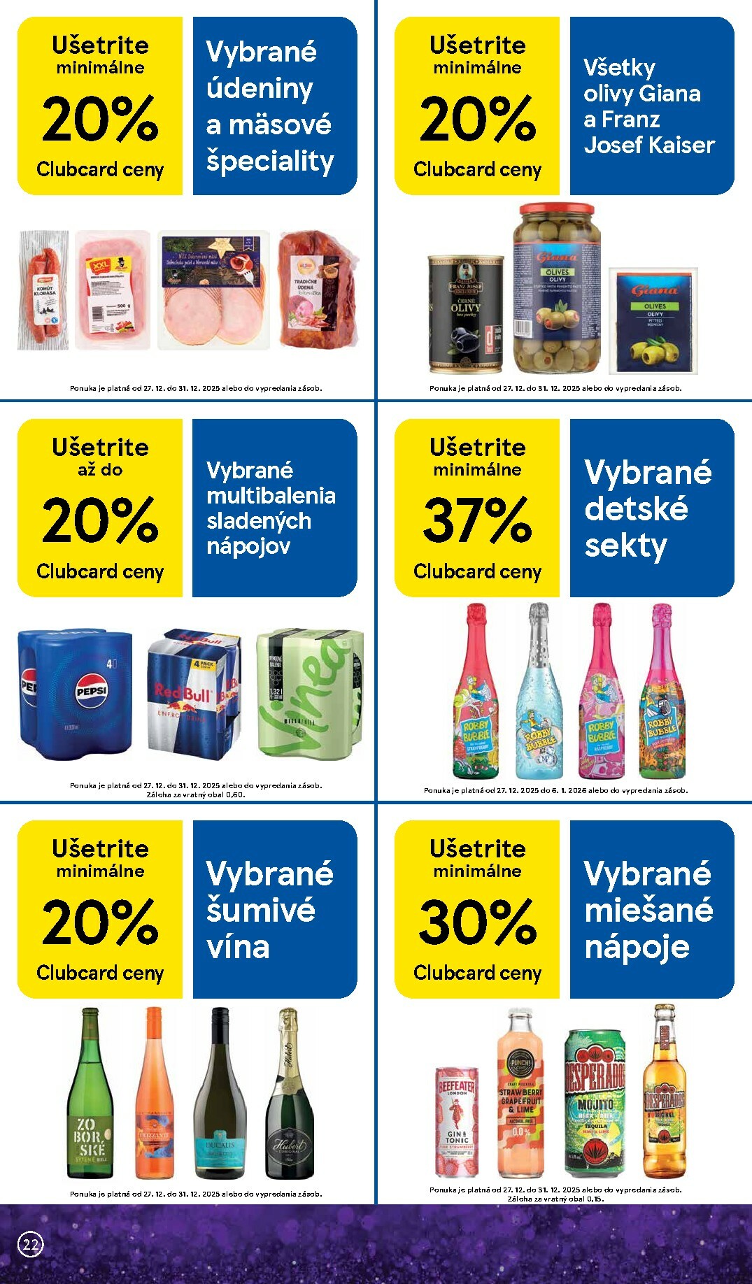 tesco - Leták Tesco platný od 27.12. do 31.12. - page: 22