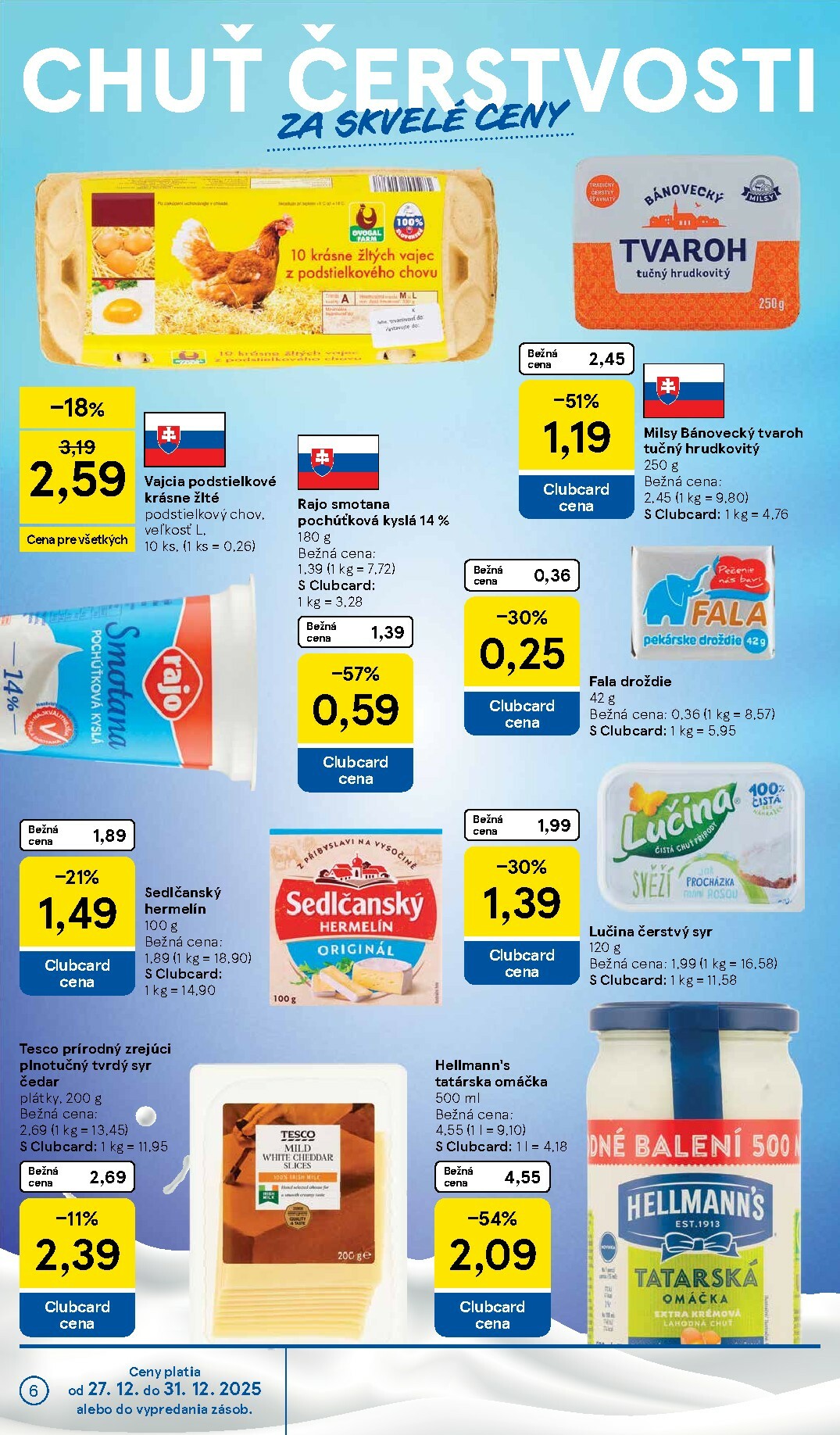 tesco - Leták Tesco platný od 27.12. do 31.12. - page: 6