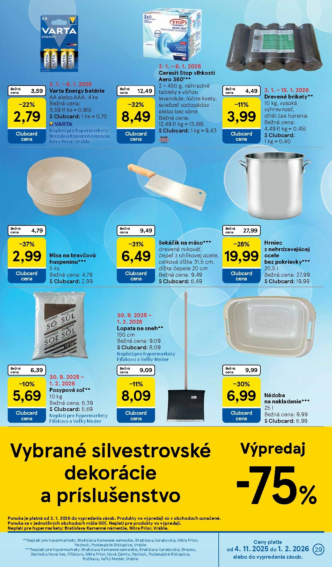 tesco - Leták Tesco platný od 02.01. do 06.01. - page: 29