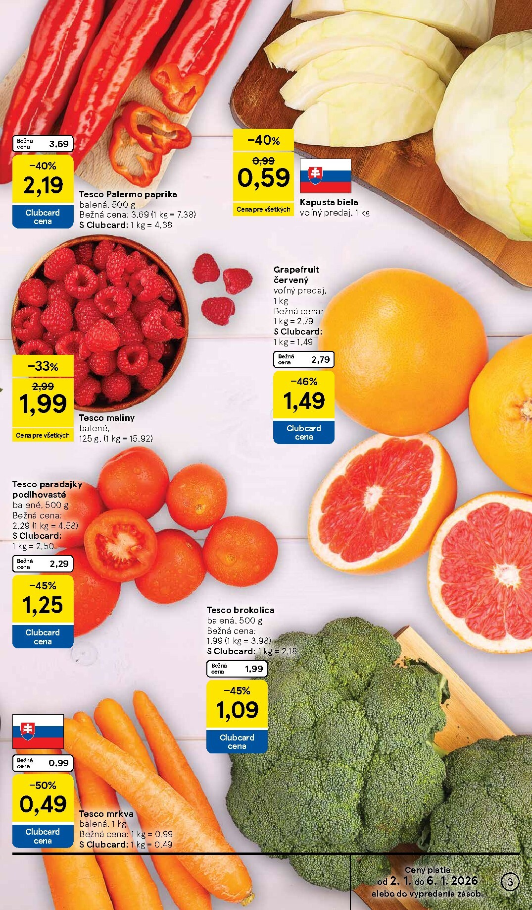 tesco - Leták Tesco platný od 02.01. do 06.01. - page: 3