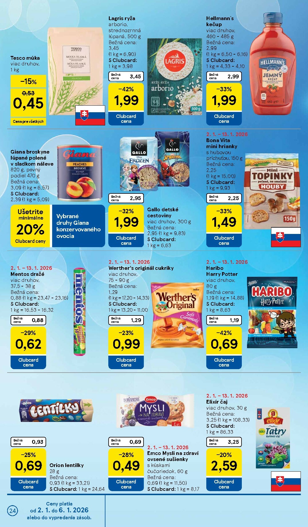 tesco - Leták Tesco platný od 02.01. do 06.01. - page: 24