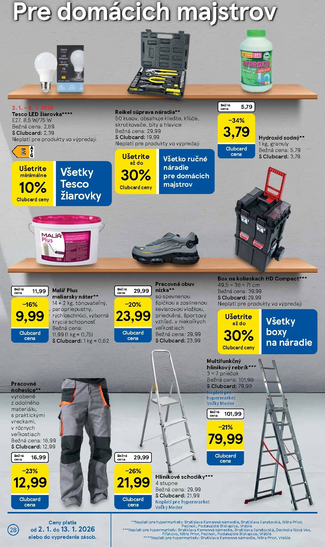 tesco - Leták Tesco platný od 02.01. do 06.01. - page: 28