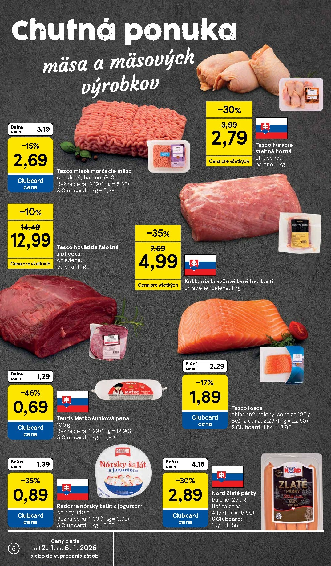 tesco - Leták Tesco supermarket platný od 02.01. do 06.01. - page: 6