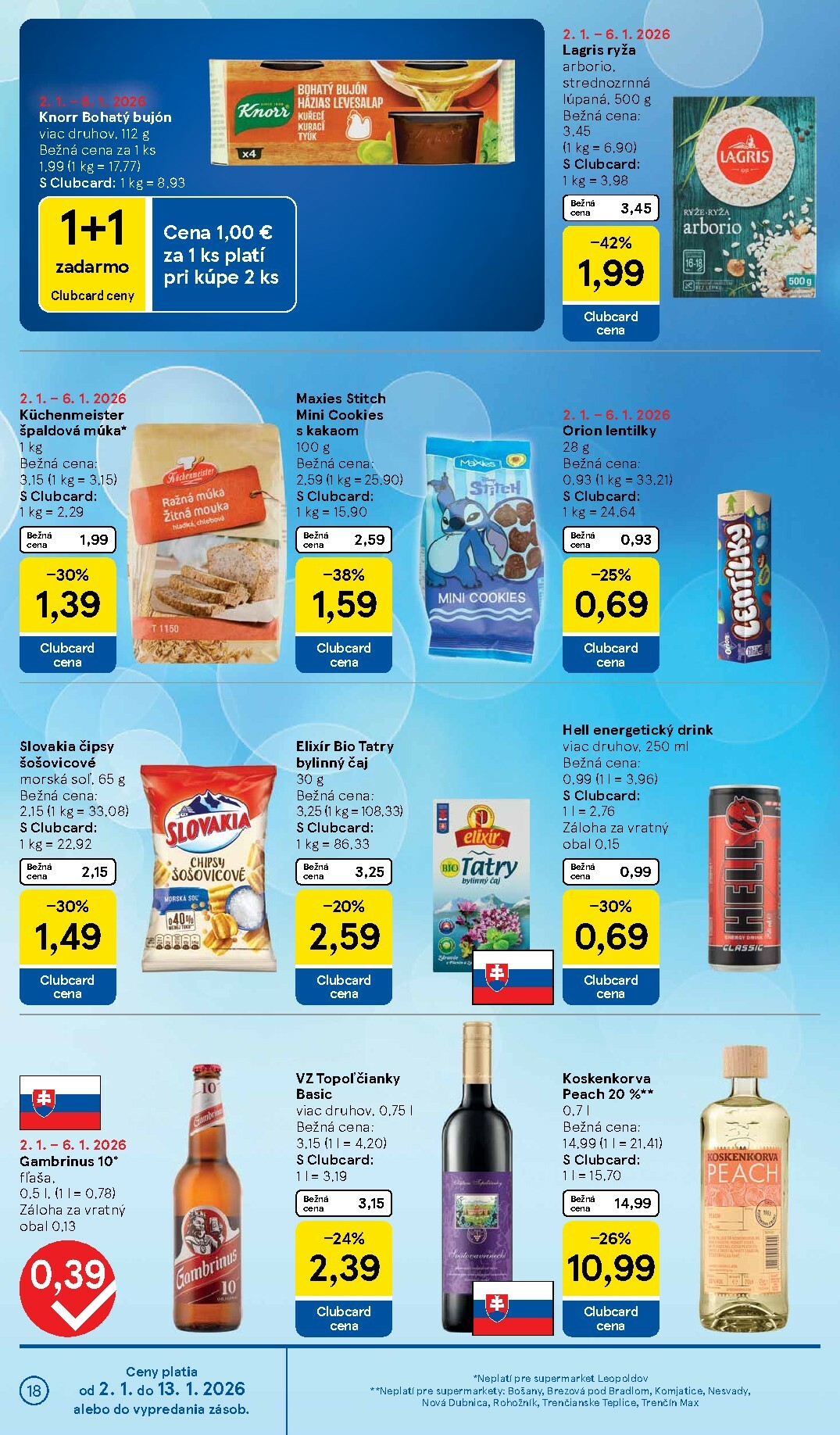 tesco - Leták Tesco supermarket platný od 02.01. do 06.01. - page: 18