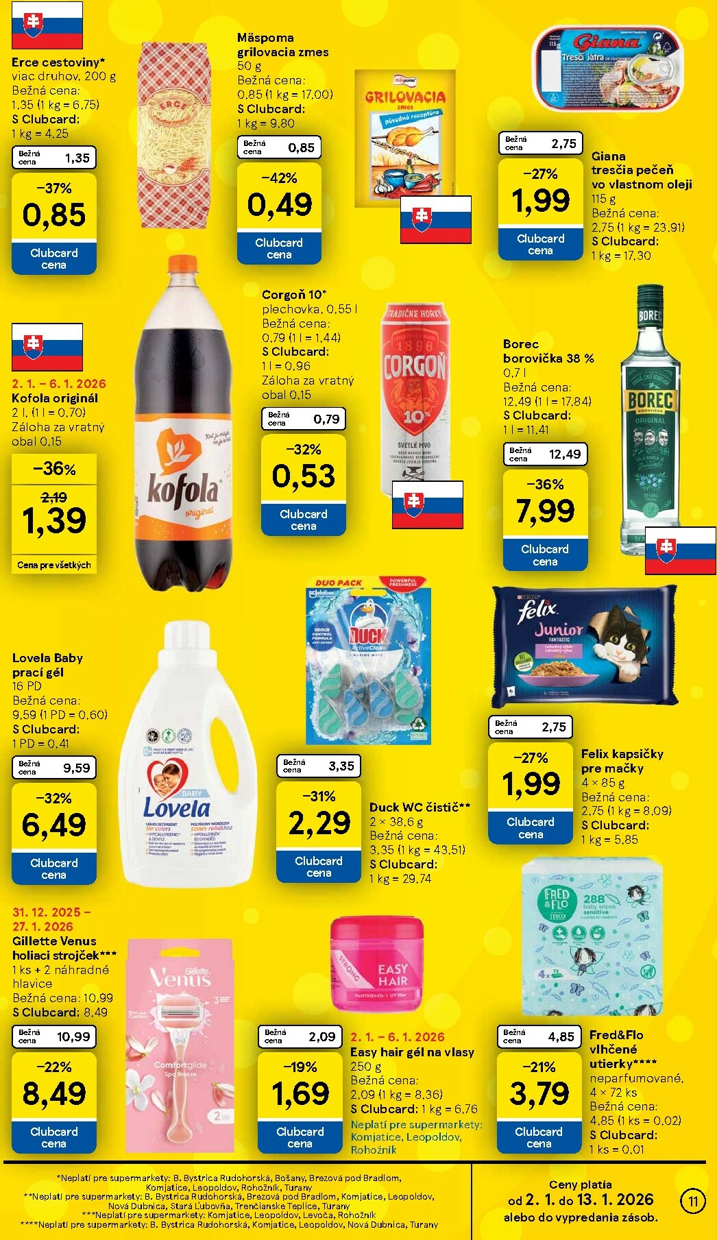 tesco - Leták Tesco supermarket platný od 02.01. do 06.01. - page: 11