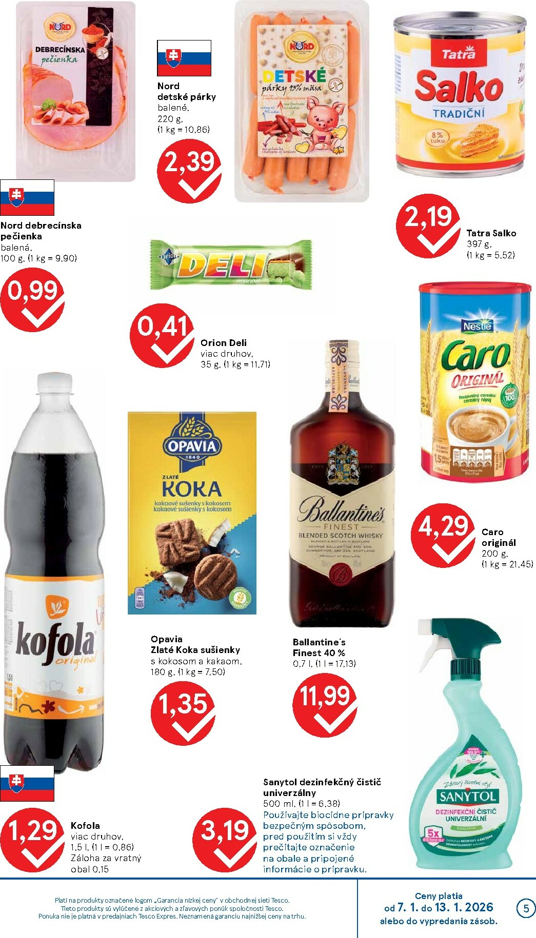 tesco - Leták Tesco platný od 07.01. do 13.01. - page: 5
