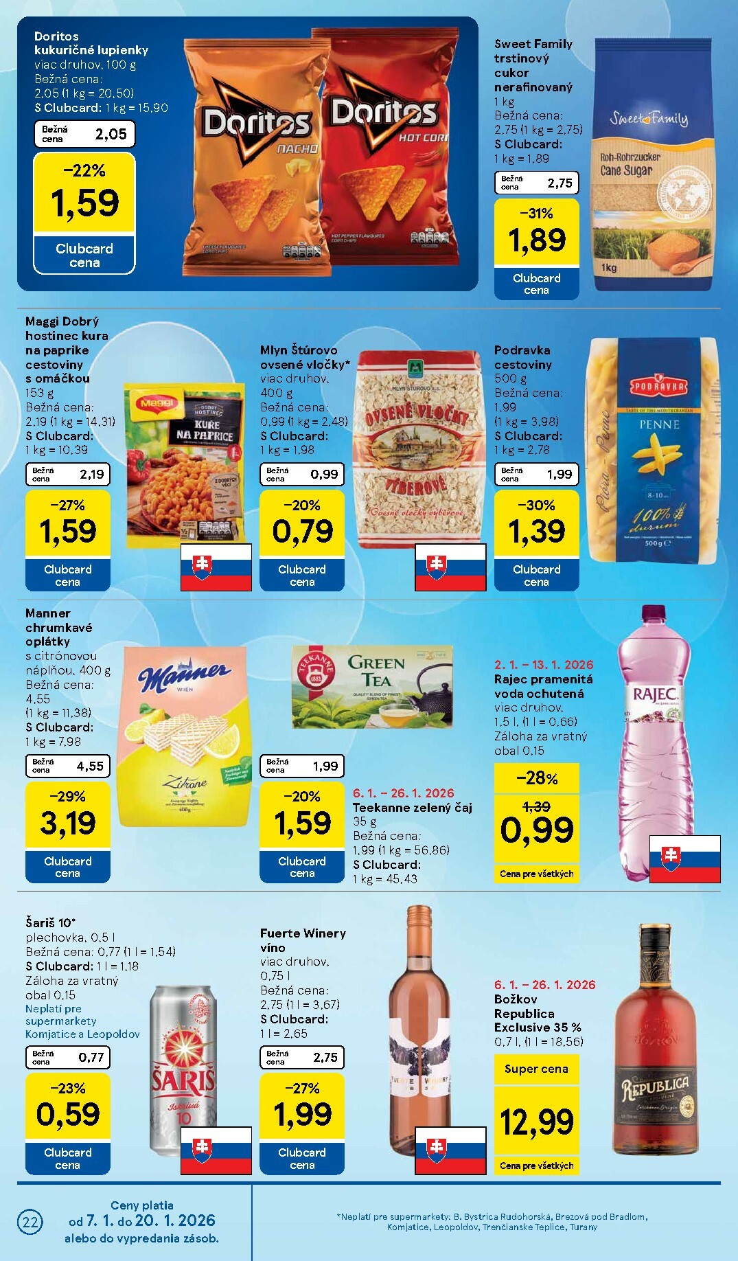 tesco - Leták Tesco supermarket platný od 07.01. do 13.01. - page: 22