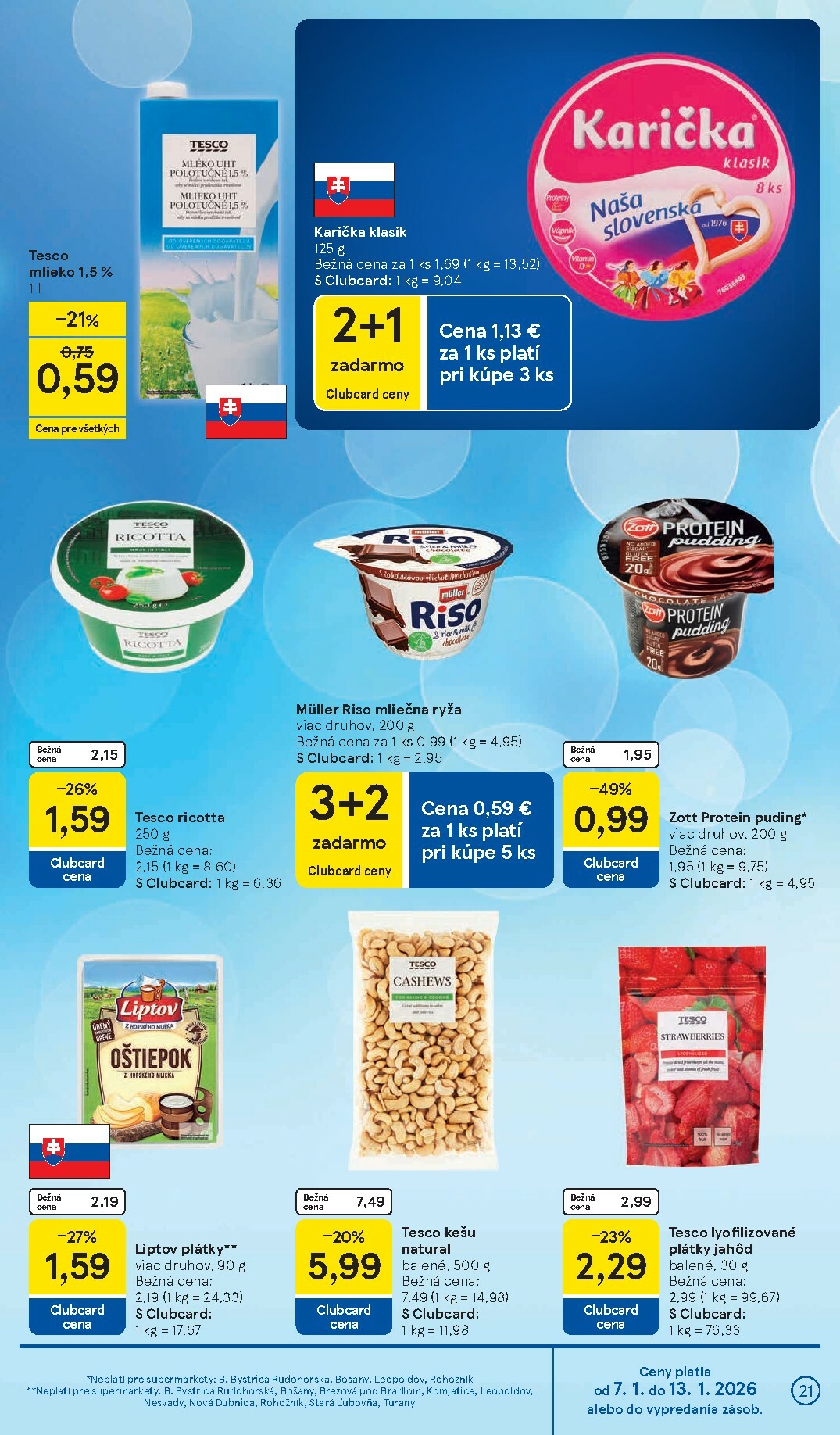 tesco - Leták Tesco supermarket platný od 07.01. do 13.01. - page: 21