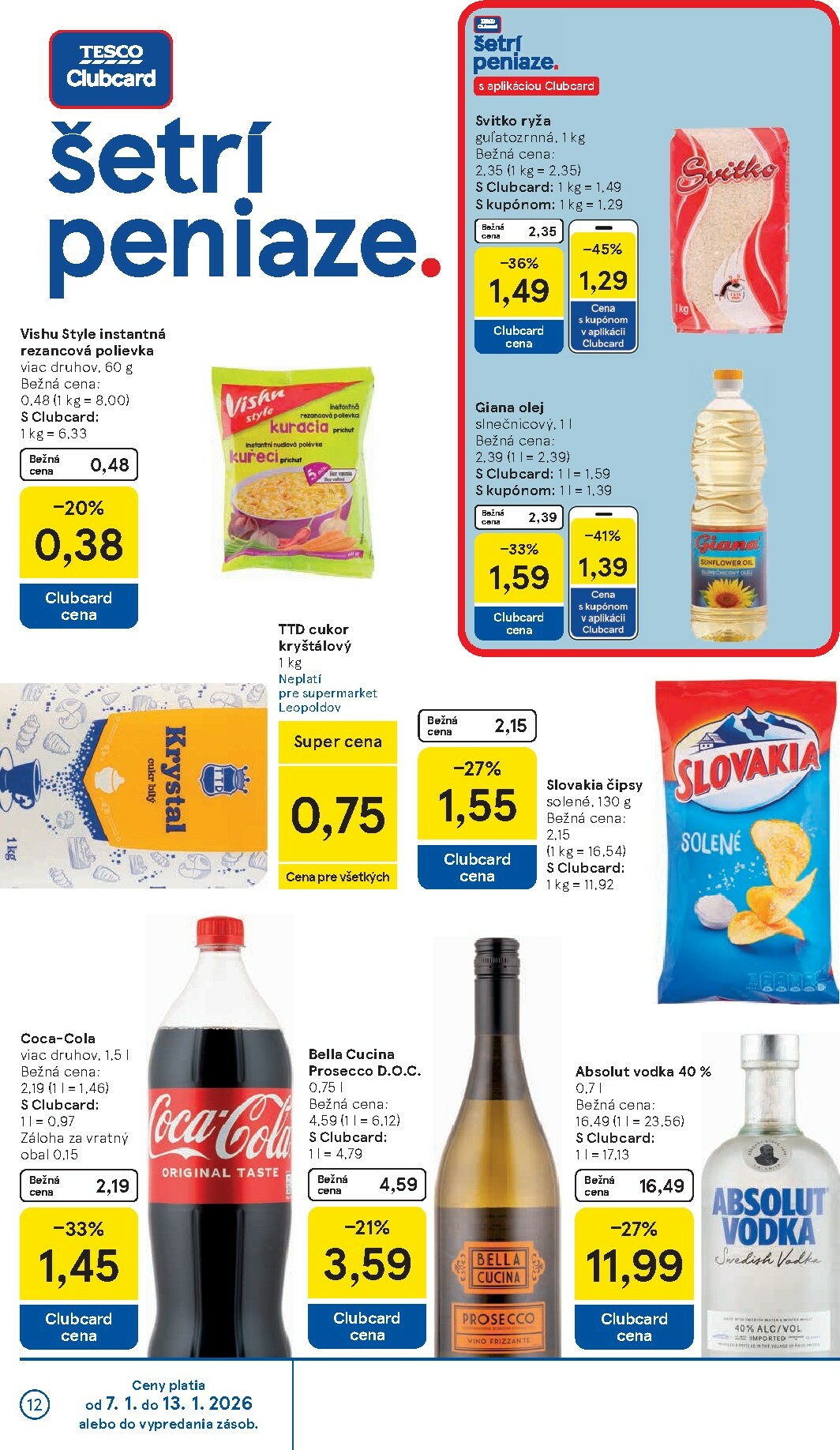 tesco - Leták Tesco supermarket platný od 07.01. do 13.01. - page: 12