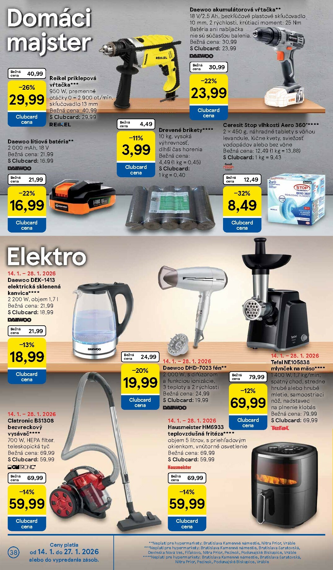 tesco - Leták Tesco platný od 14.01. do 20.01. - page: 38