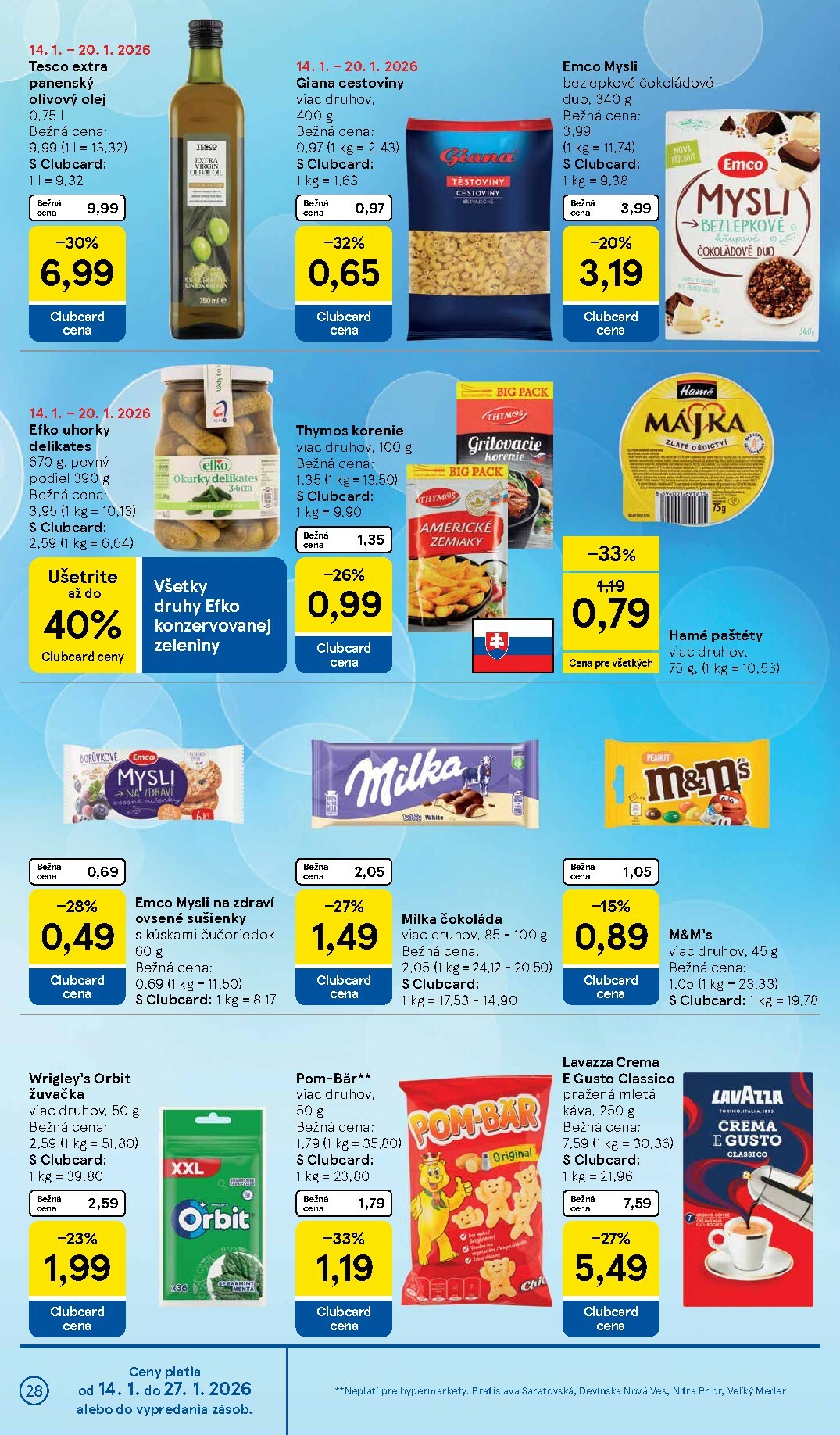 tesco - Leták Tesco platný od 14.01. do 20.01. - page: 28