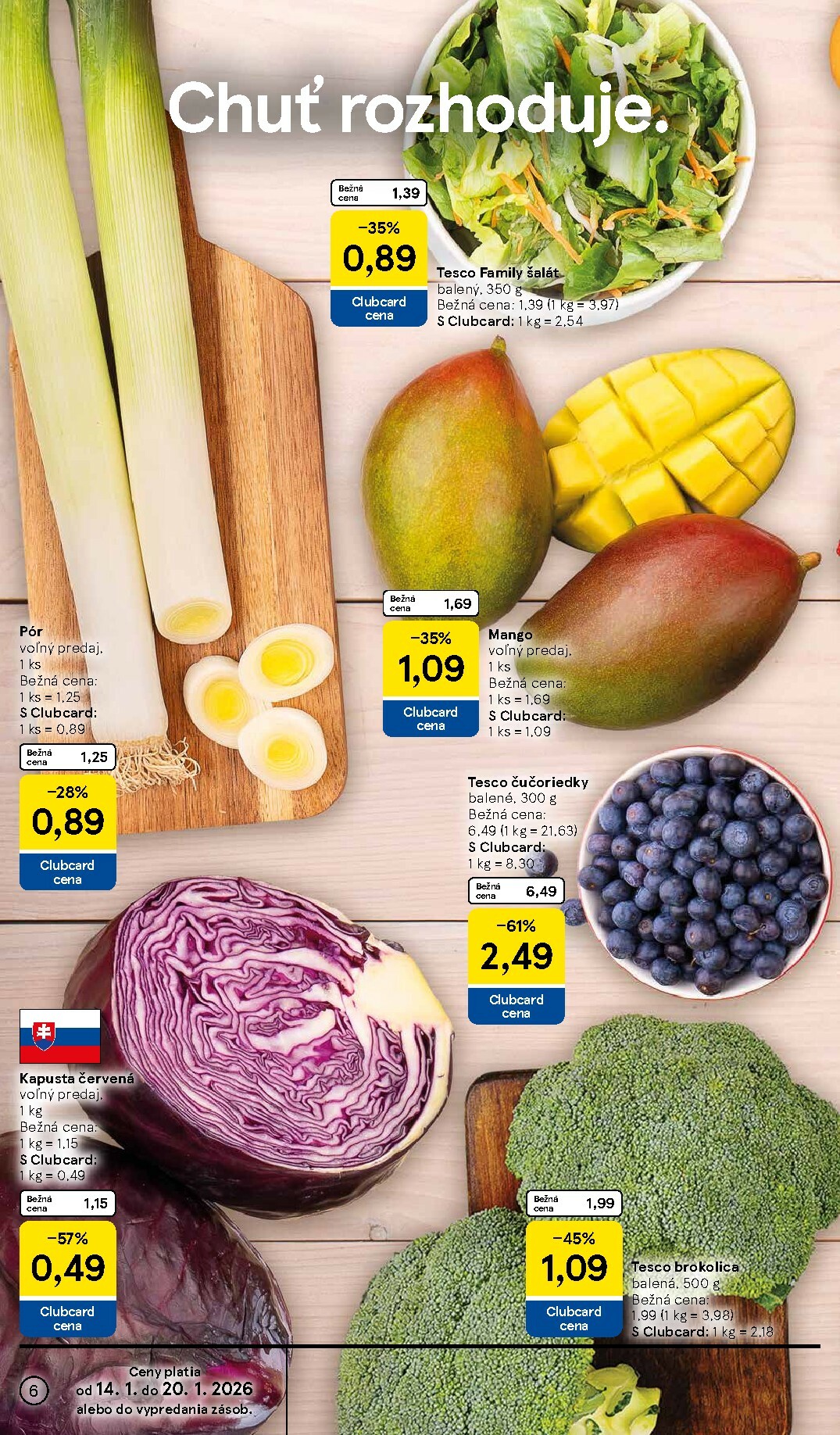 tesco - Leták Tesco platný od 14.01. do 20.01. - page: 6