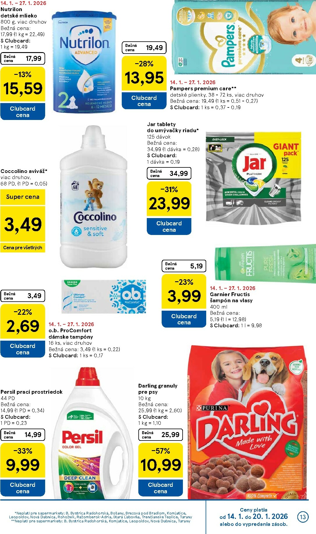 tesco - Leták Tesco supermarket platný od 14.01. do 20.01. - page: 13