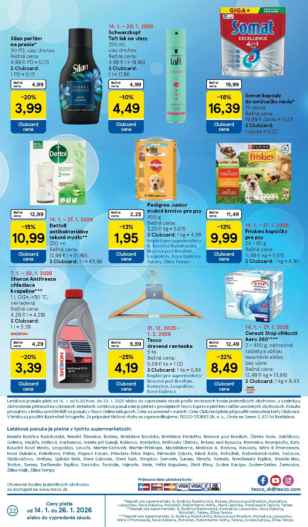 tesco - Leták Tesco supermarket platný od 14.01. do 20.01. - page: 22