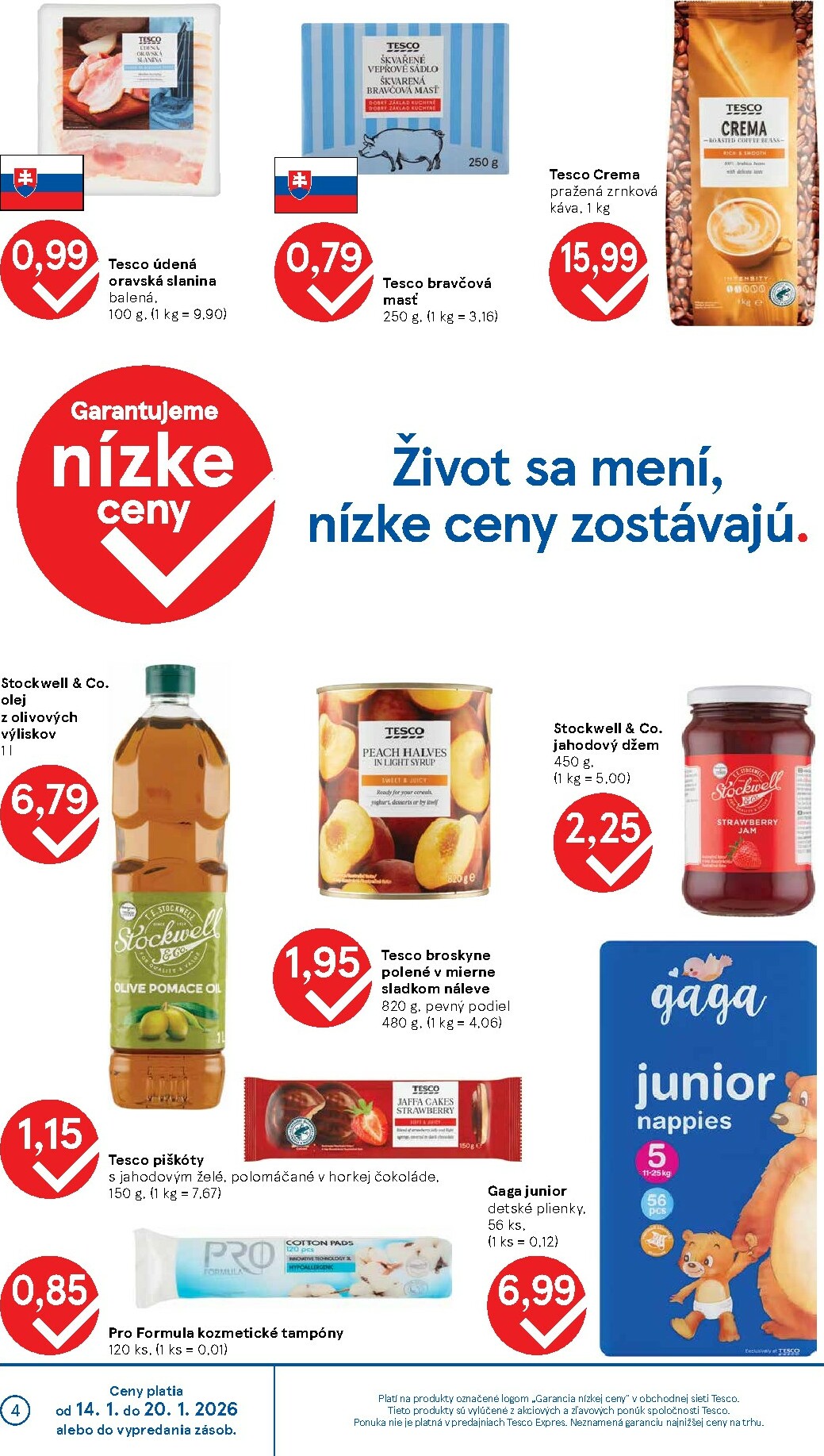 tesco - Leták Tesco supermarket platný od 14.01. do 20.01. - page: 4