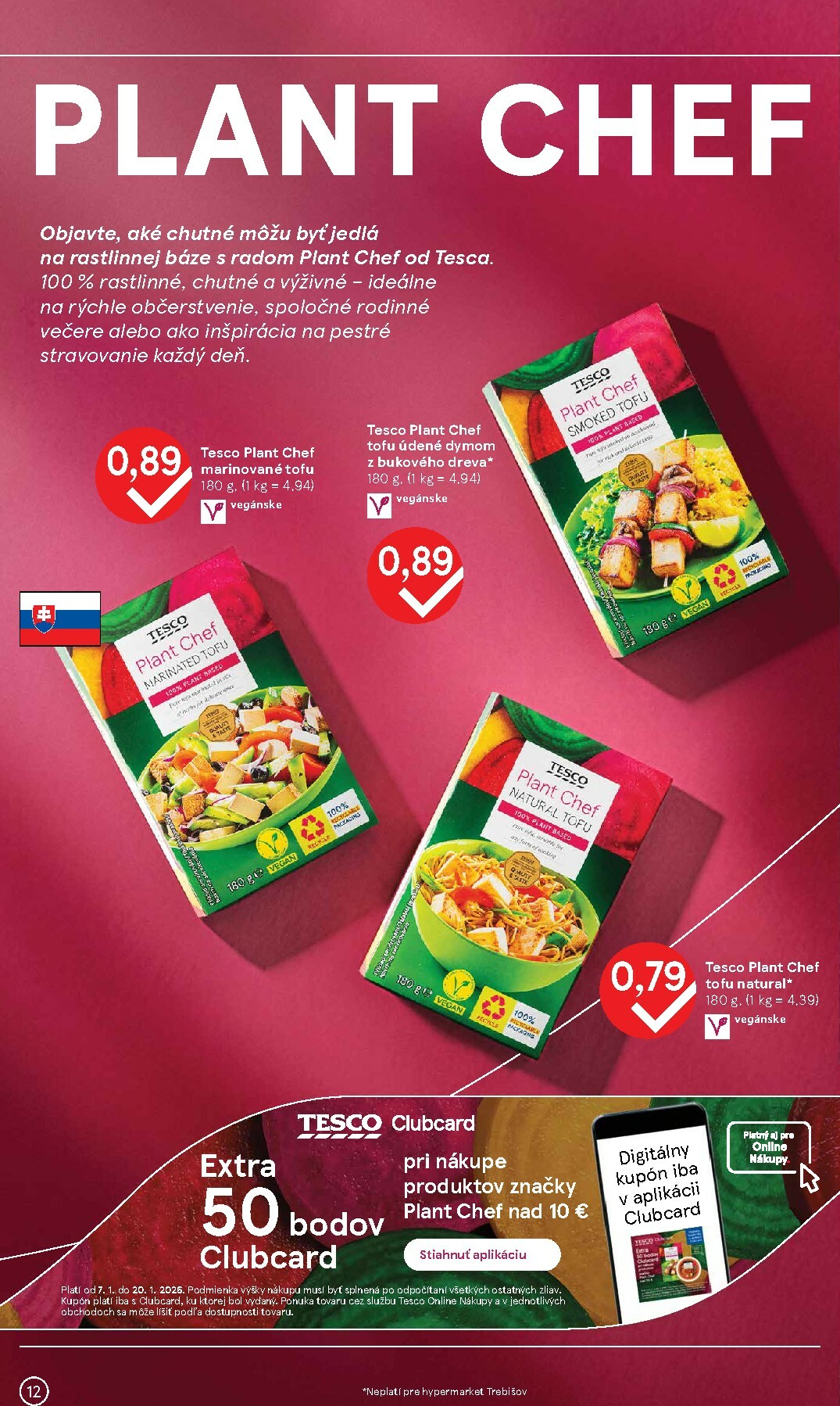 tesco - Leták Tesco - Tesco produkty platný od 07.01. do 03.02. - page: 12