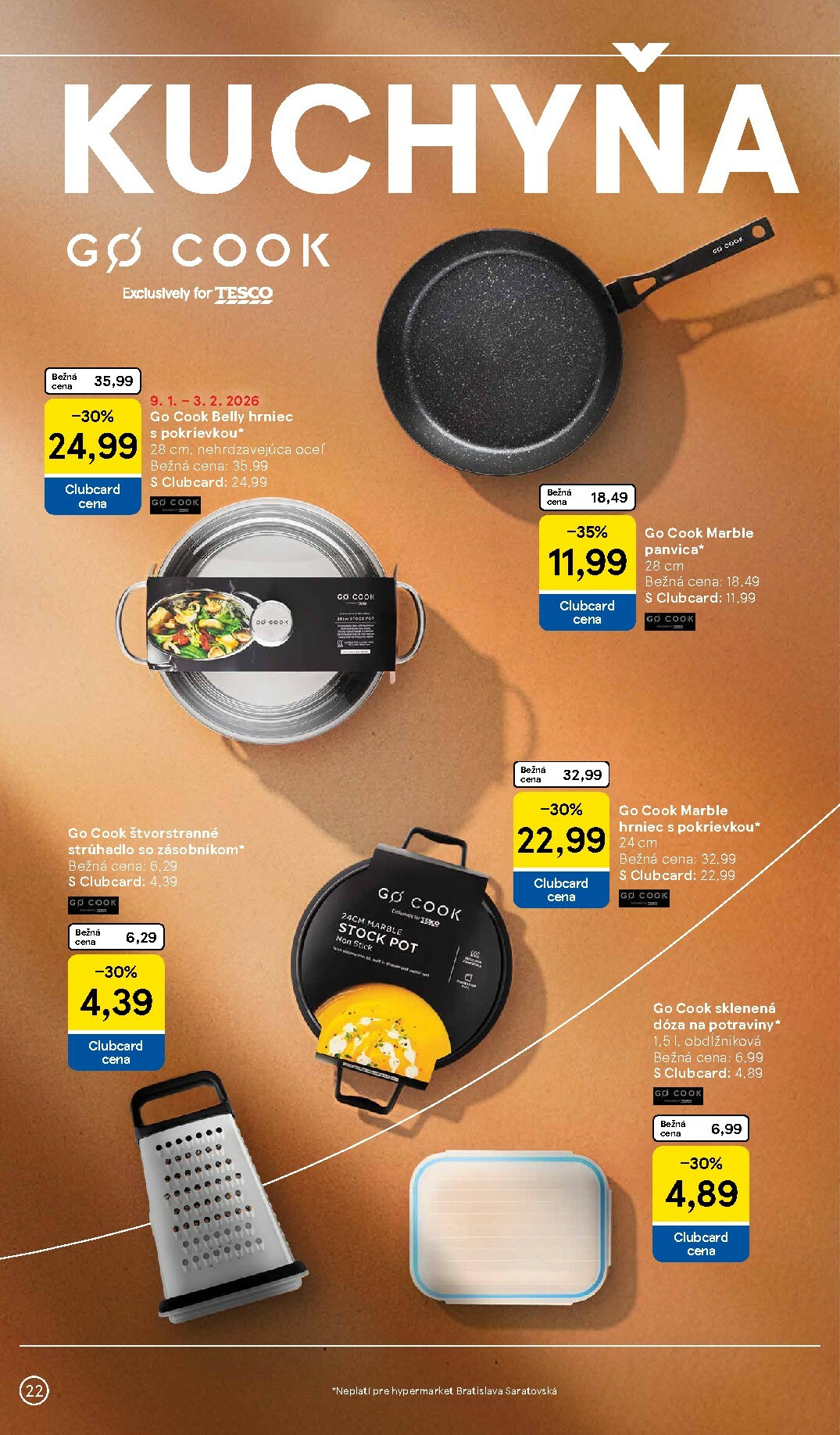 tesco - Leták Tesco - Tesco produkty platný od 07.01. do 03.02. - page: 22