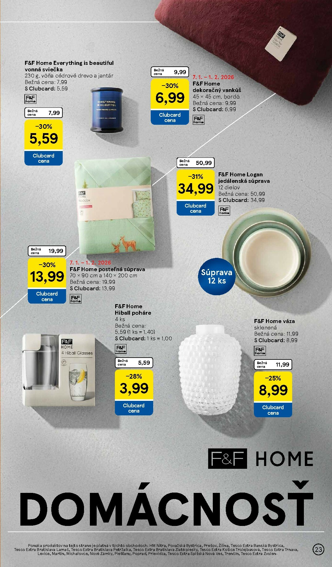 tesco - Leták Tesco - Tesco produkty platný od 07.01. do 03.02. - page: 23