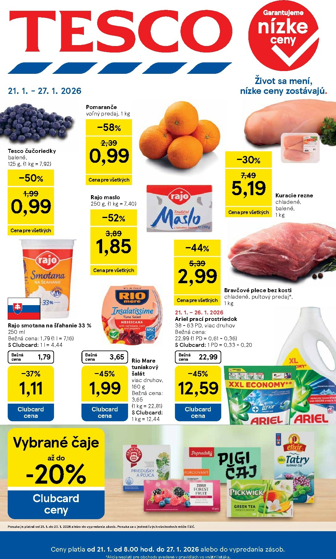 tesco - Leták Tesco platný od 21.01. do 27.01.