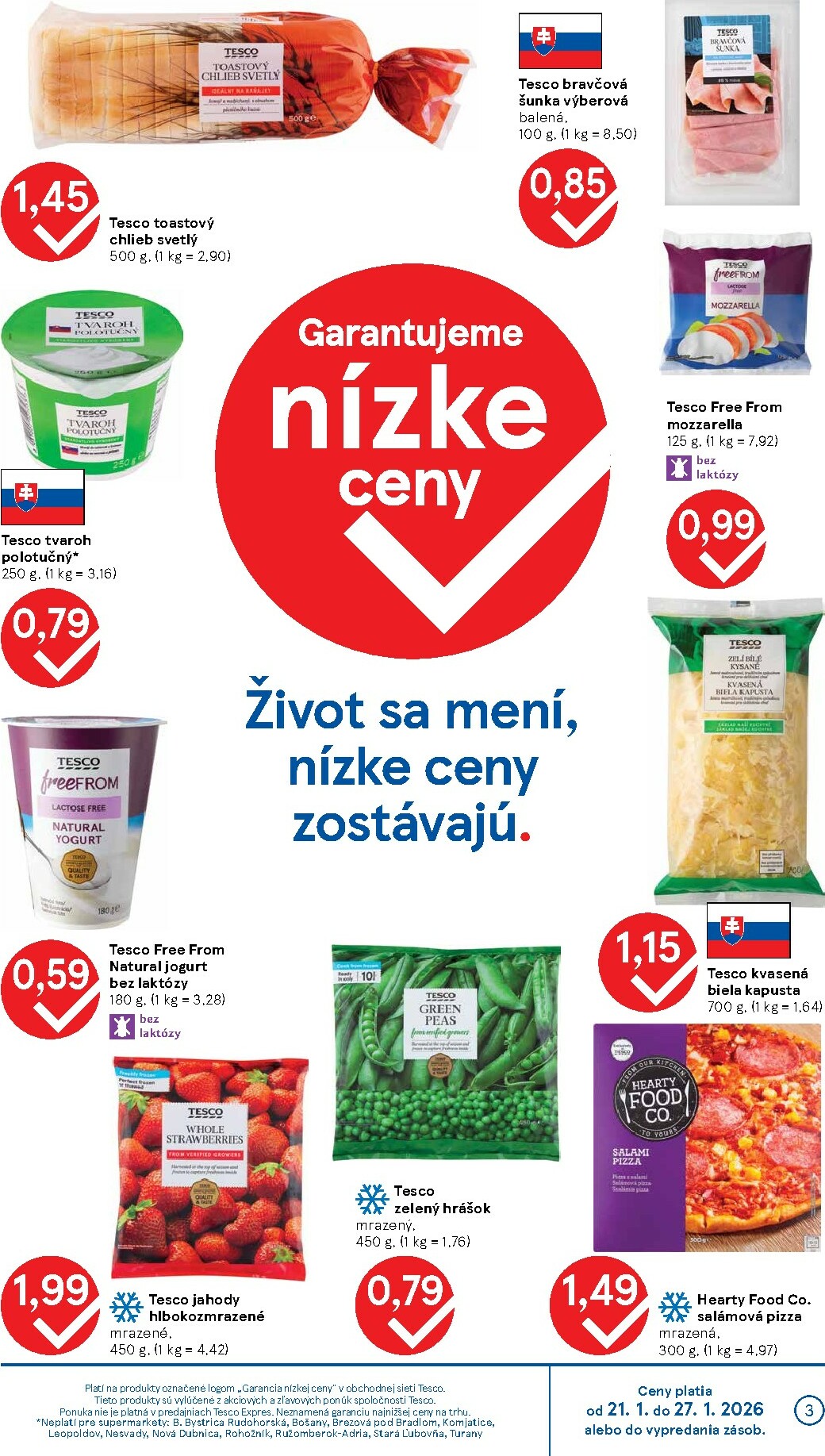 tesco - Leták Tesco supermarket platný od 21.01. do 27.01. - page: 3