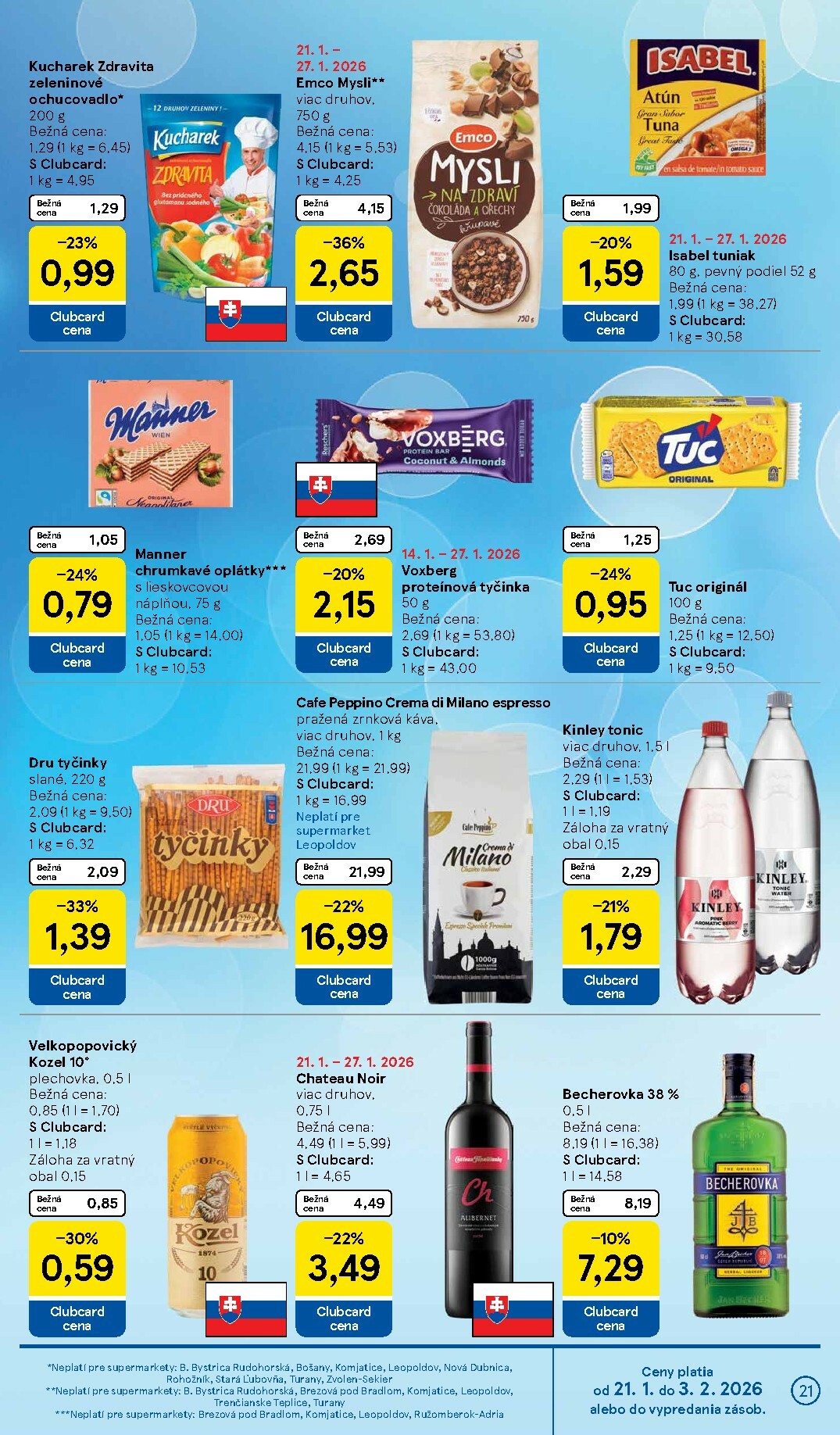tesco - Leták Tesco supermarket platný od 21.01. do 27.01. - page: 21