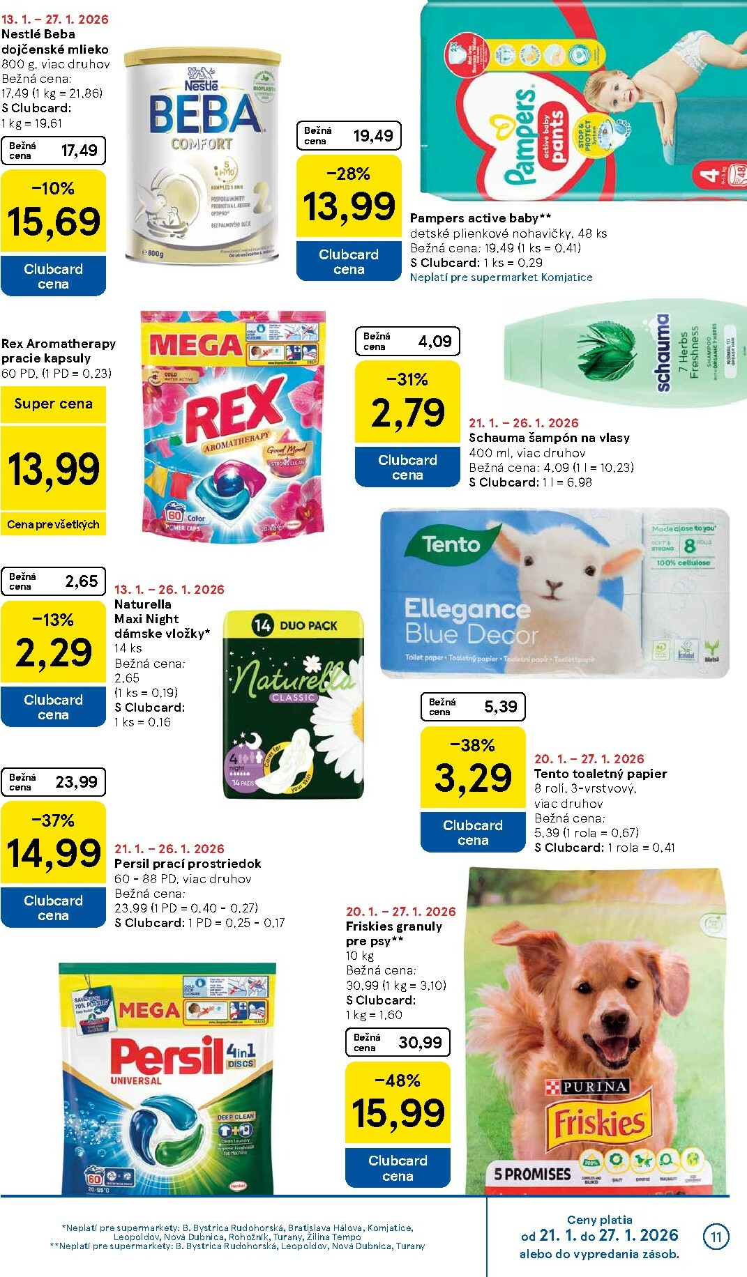 tesco - Leták Tesco supermarket platný od 21.01. do 27.01. - page: 11