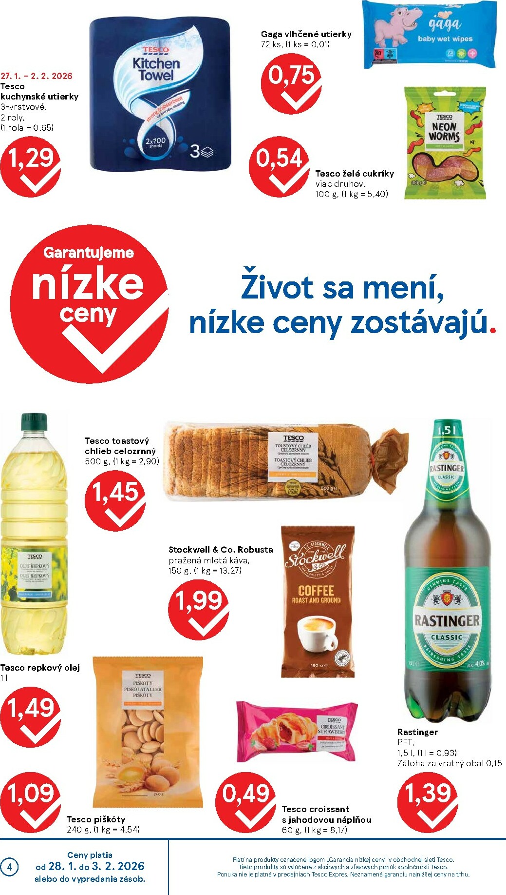 tesco - Leták Tesco supermarket platný od 28.01. do 03.02. - page: 4