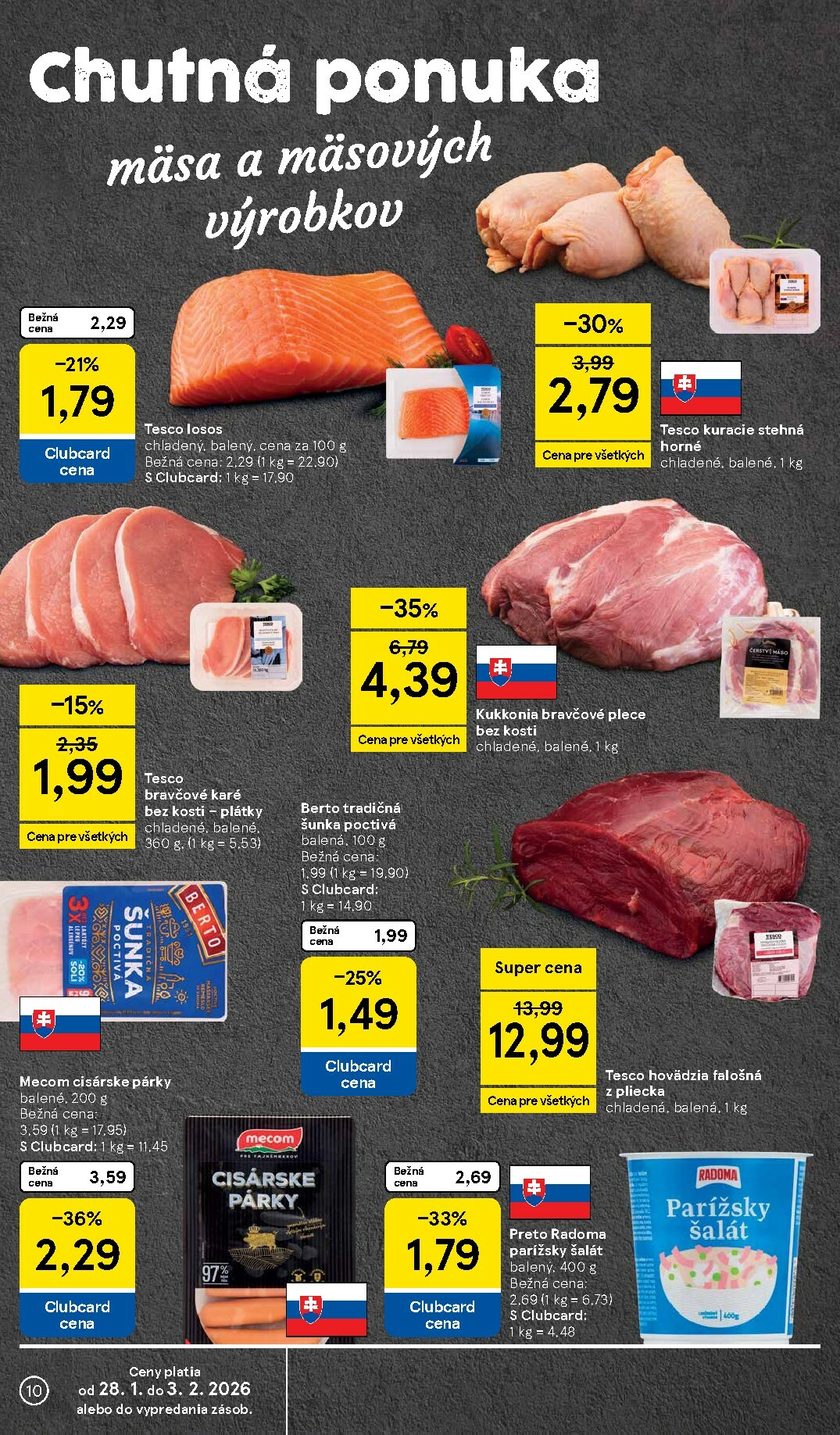 tesco - Leták Tesco supermarket platný od 28.01. do 03.02. - page: 10