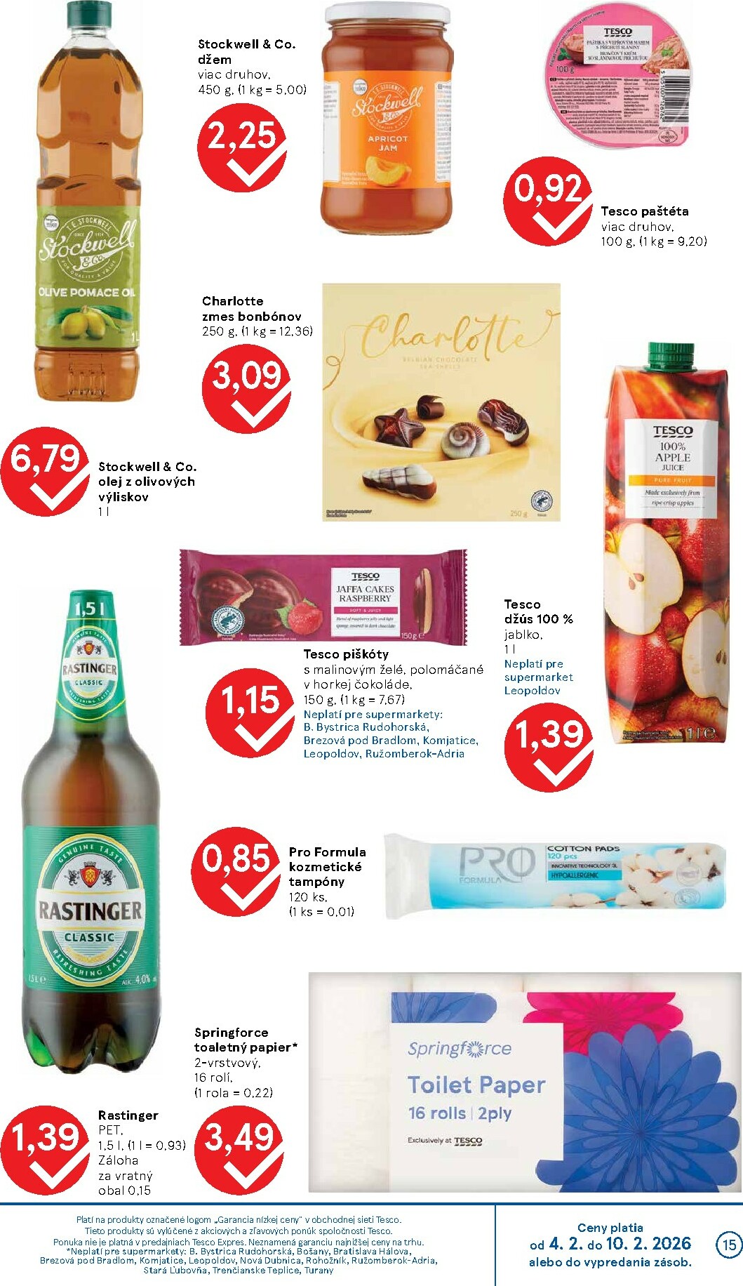 tesco - Leták Tesco supermarket platný od 04.02.2026 do 10.02.2026 - page: 15