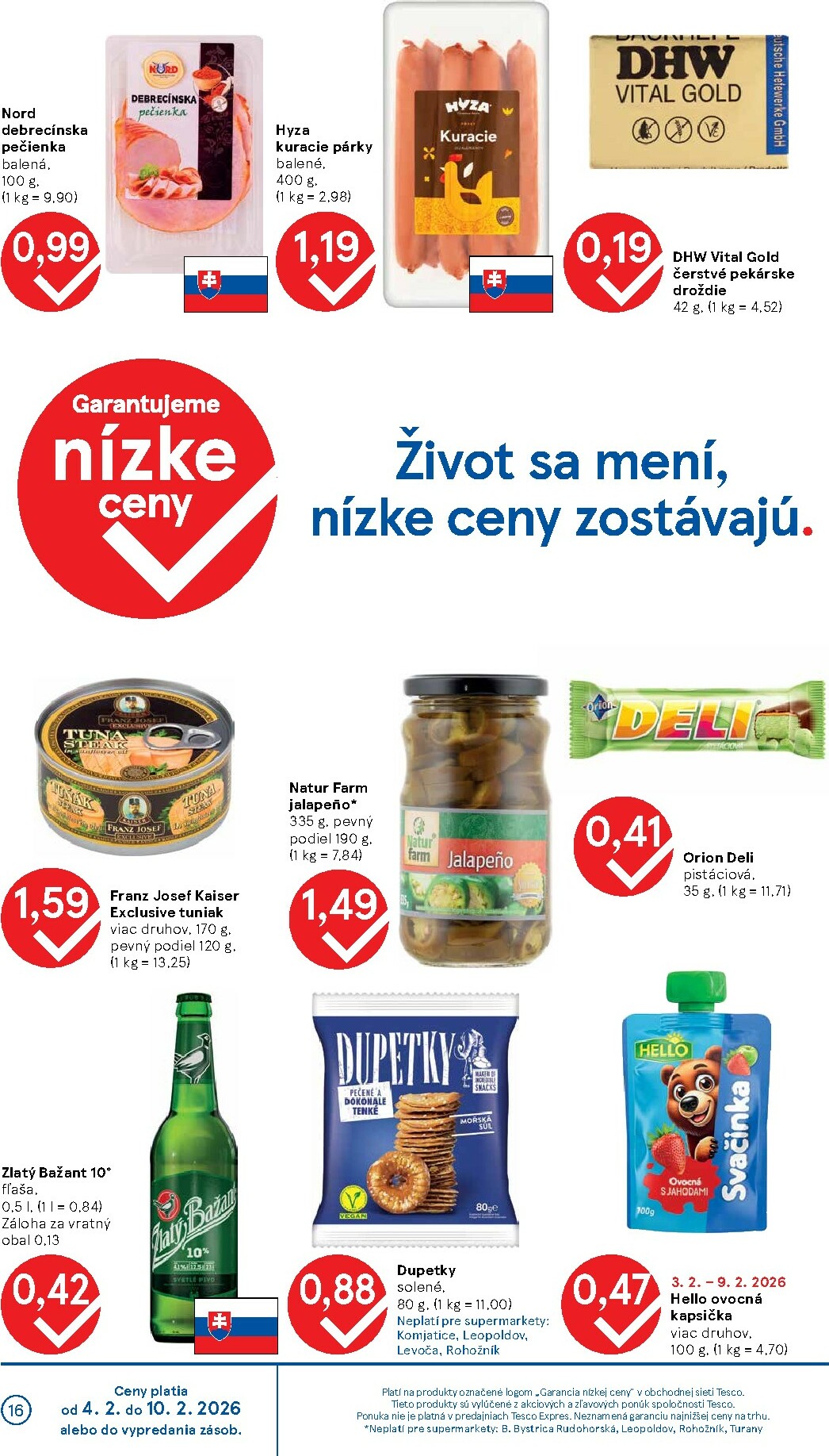 tesco - Leták Tesco supermarket platný od 04.02.2026 do 10.02.2026 - page: 16